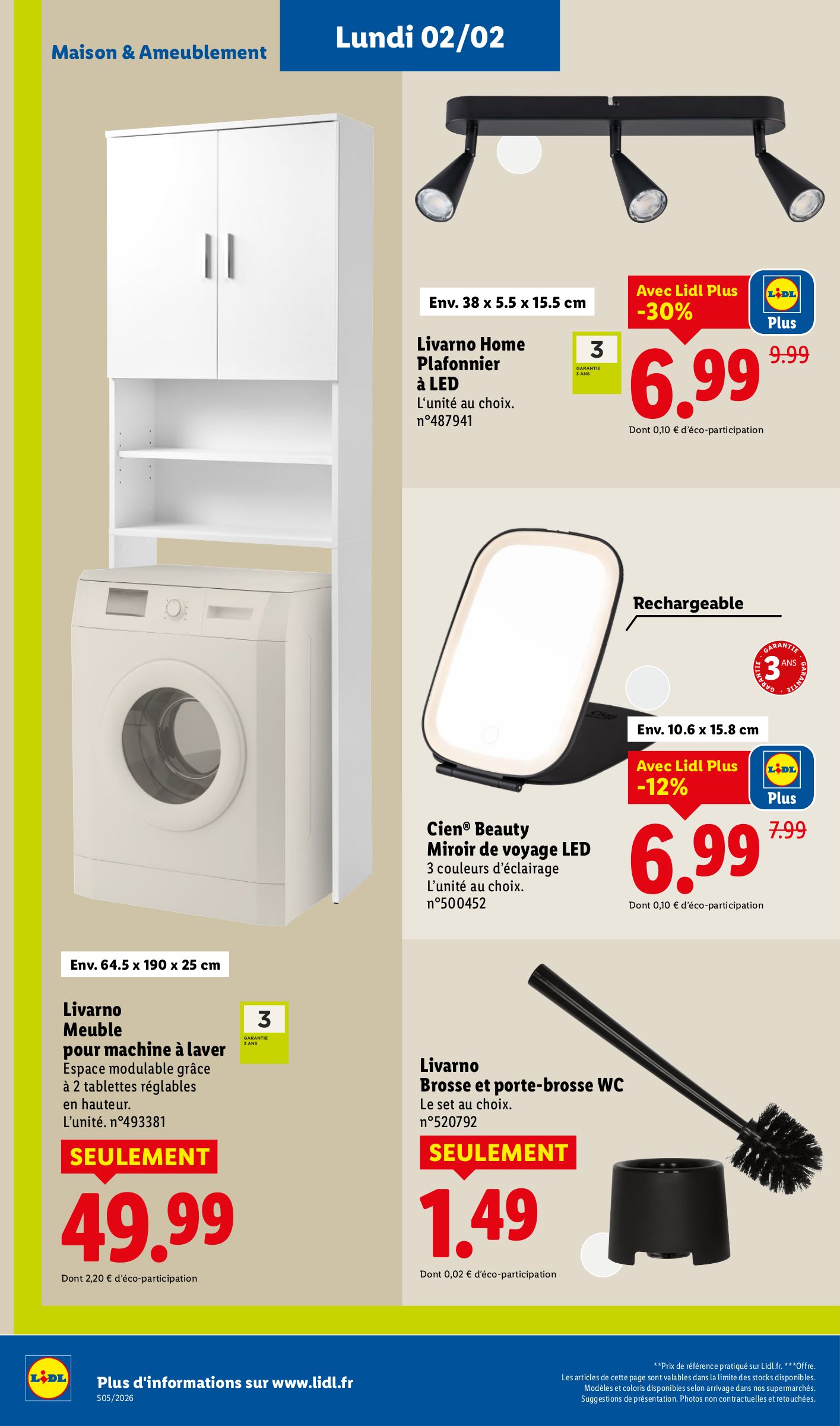 lidl - Catalogue Lidl - Les promos de la semaine valable du 29/01 au 04/02 - page: 60