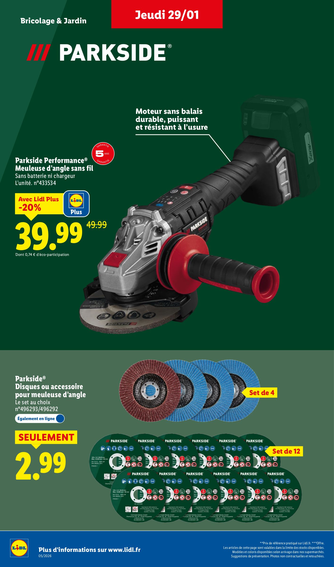 lidl - Catalogue Lidl - Les promos de la semaine valable du 29/01 au 04/02 - page: 38