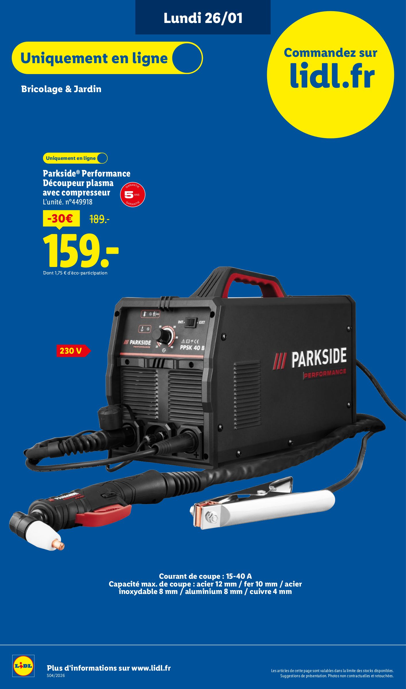 lidl - Catalogue Lidl - Exclu Web valable du 26/01 au 29/01 - page: 2