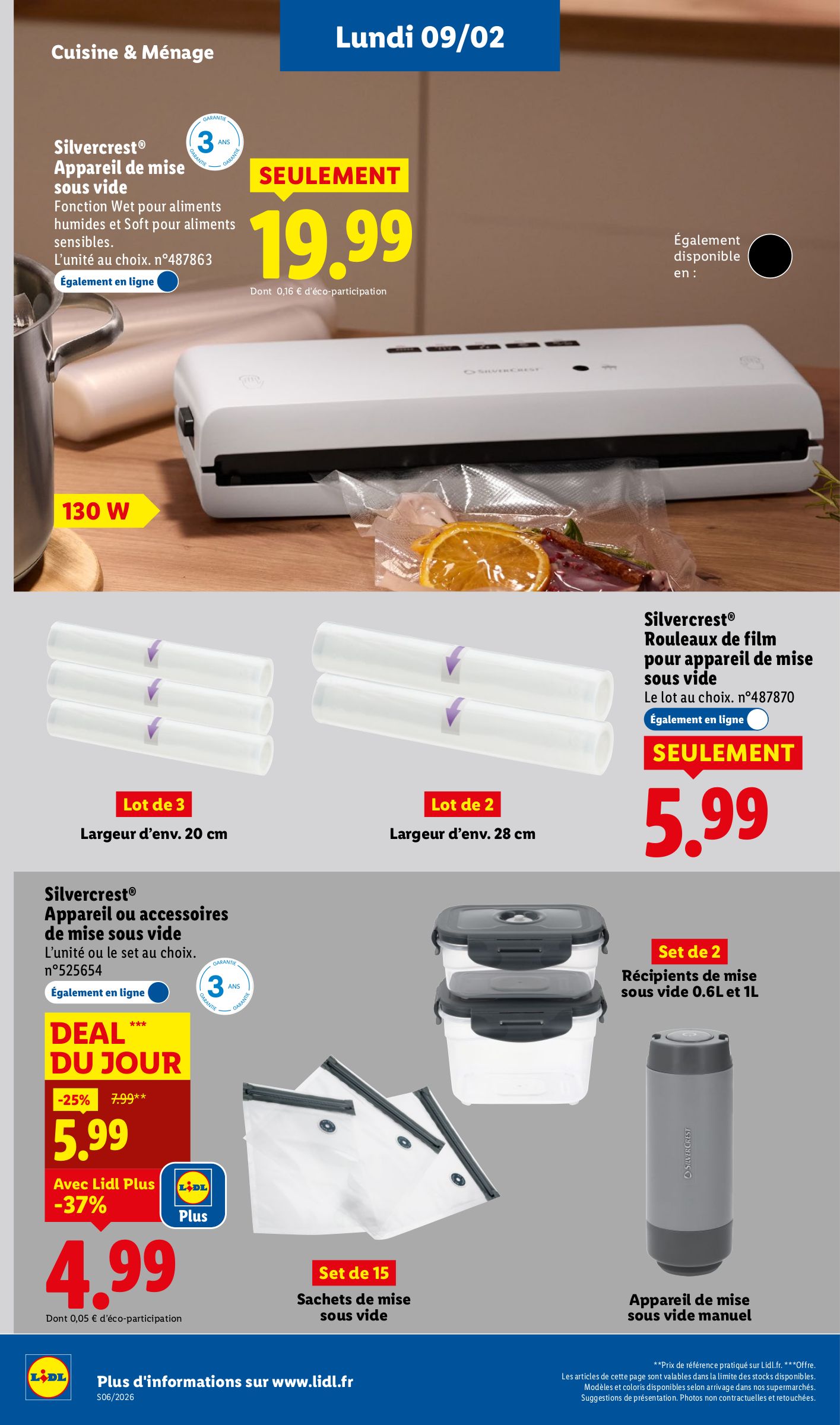 lidl - Catalogue Lidl - Les bonnes affaires de la semaine valable du 05/02/2026 au 09/02/2026 - page: 20