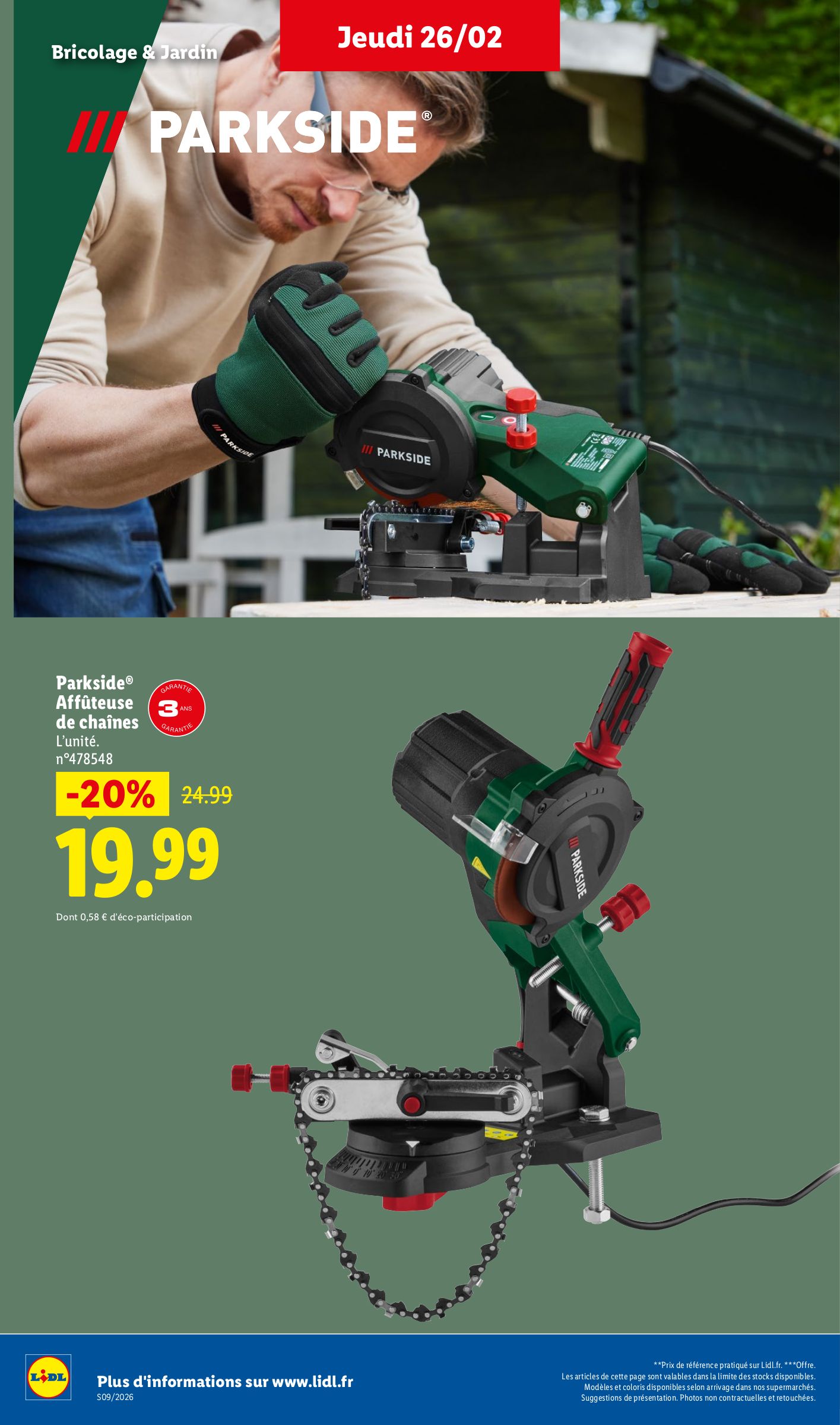 lidl - Catalogue Lidl - Les bonnes affaires de la semaine valable du 23/02/2026 au 26/02/2026 - page: 20