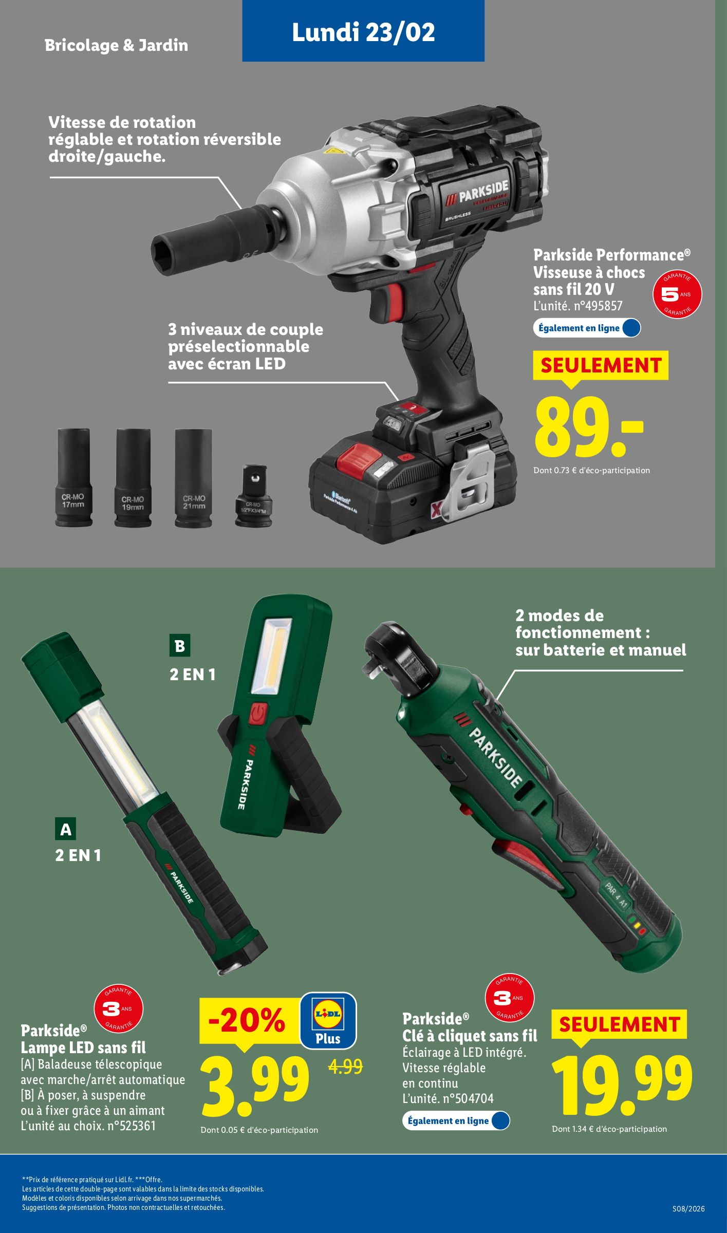 lidl - Catalogue Lidl - Les bonnes affaires de la semaine valable du 23/02/2026 au 26/02/2026 - page: 5