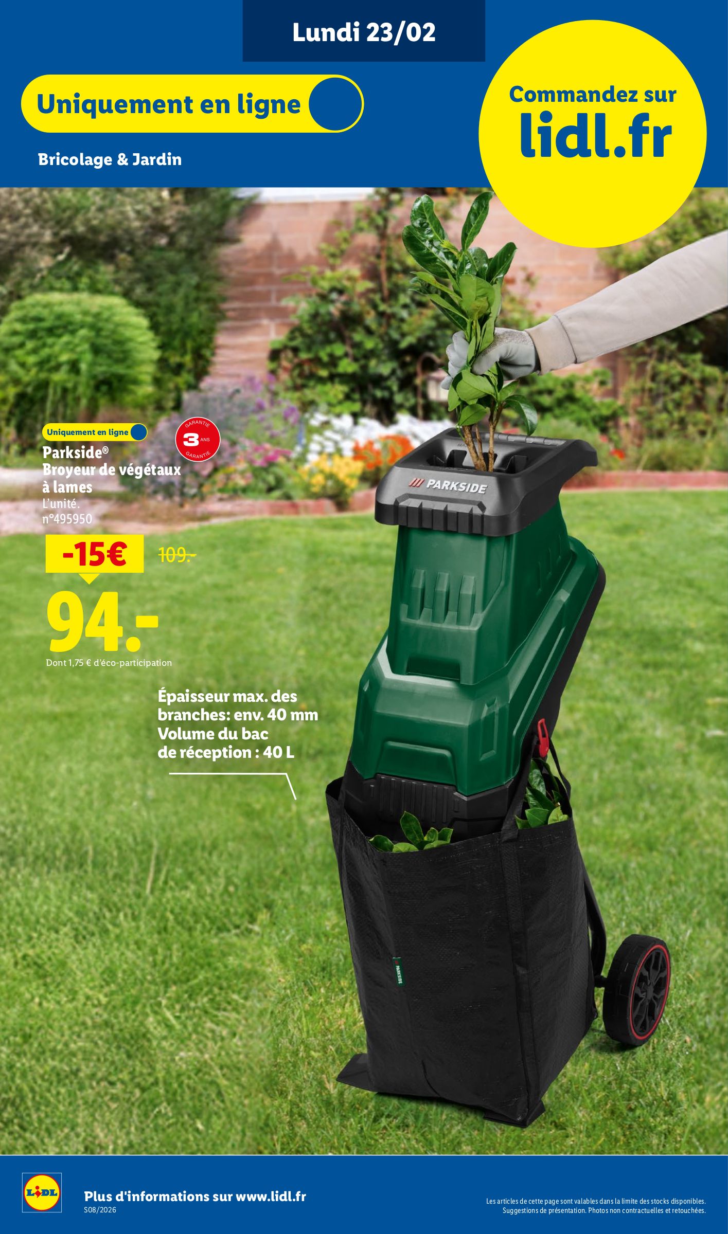 lidl - Catalogue Lidl - Exclu Web valable du 23/02/2026 au 26/02/2026 - page: 2