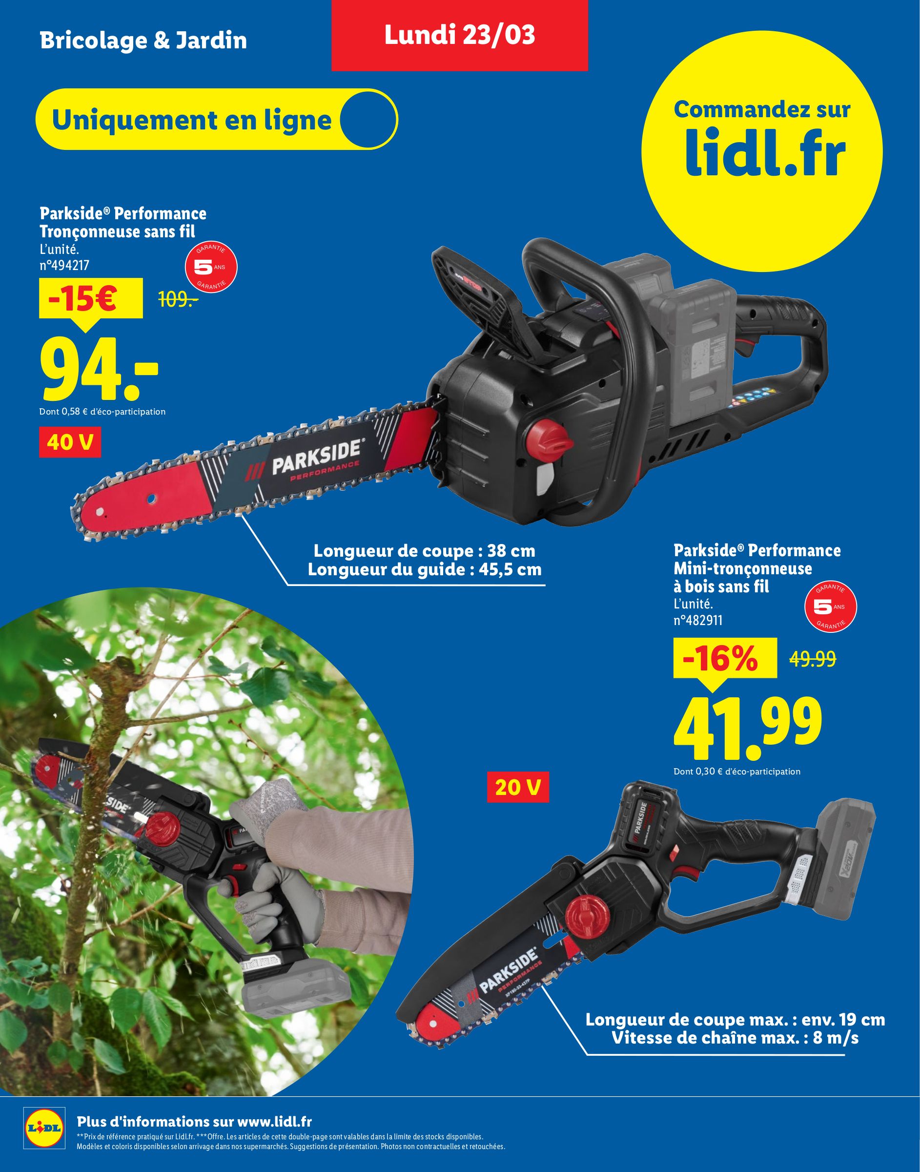 lidl - Catalogue Lidl - Plus de 400 produits Parkside valable du 02/03/2026 au 23/03/2026 - page: 34