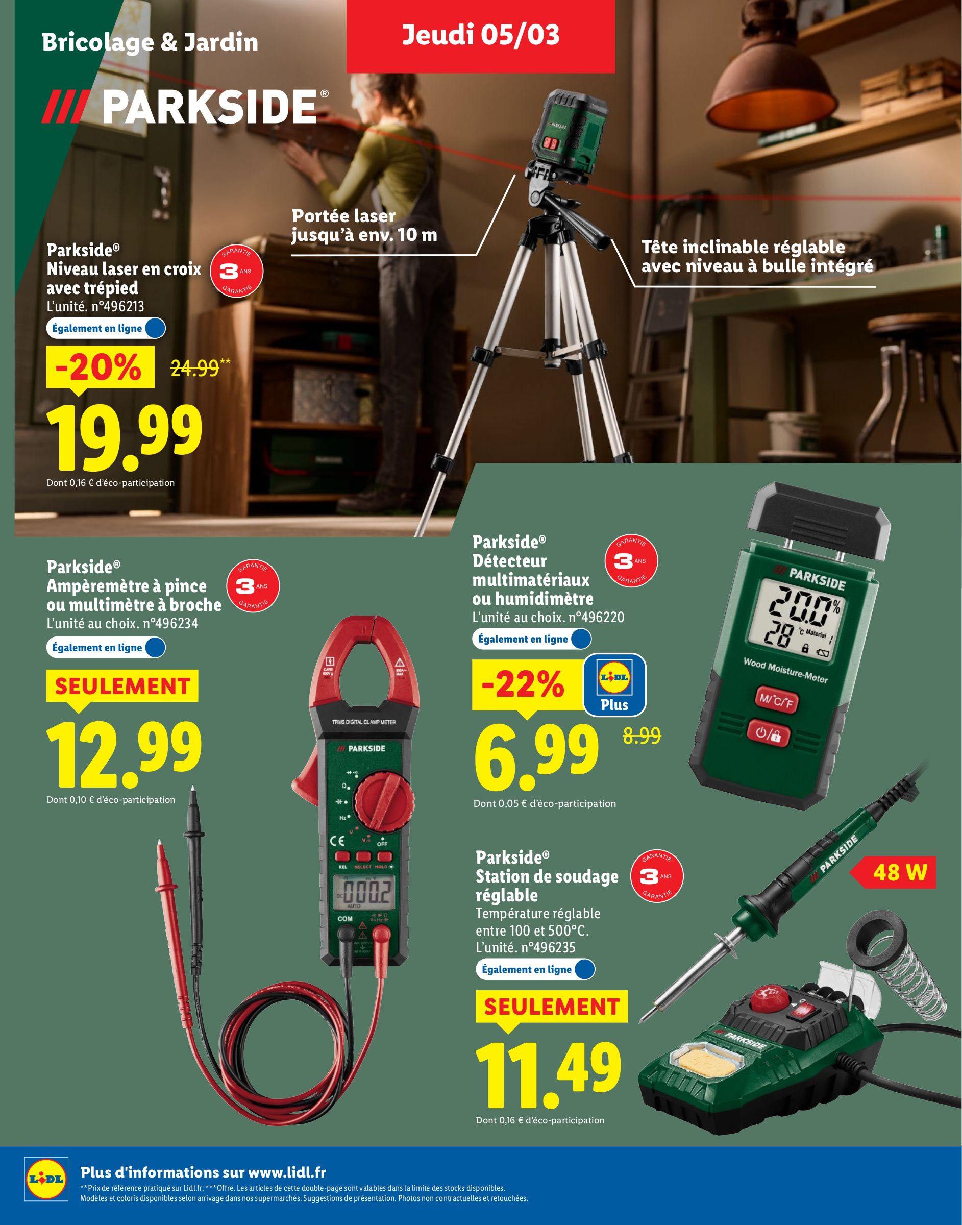 lidl - Catalogue Lidl - Plus de 400 produits Parkside valable du 02/03/2026 au 23/03/2026 - page: 14