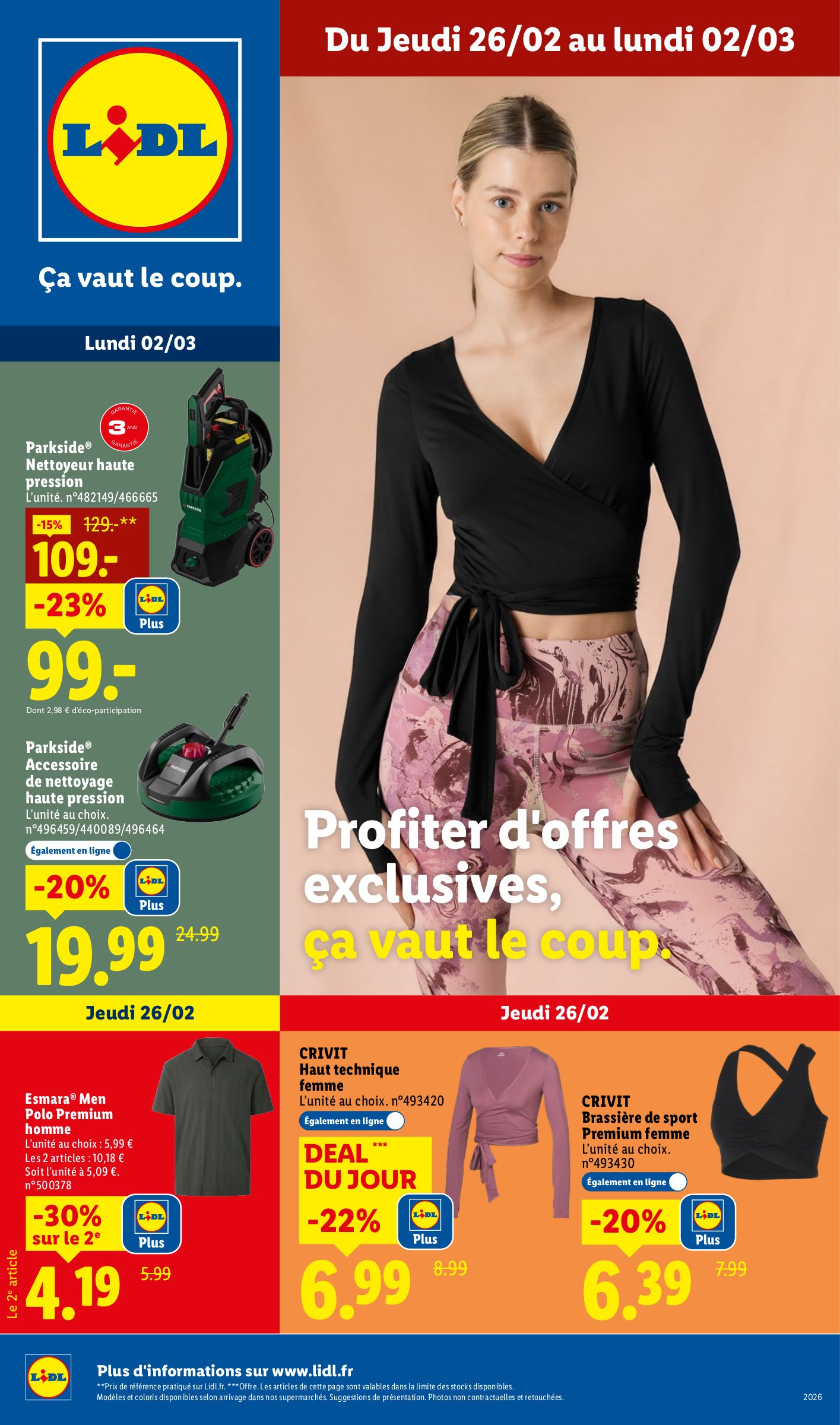 lidl - Catalogue Lidl - Les bonnes affaires de la semaine valable du 26/02/2026 au 02/03/2026