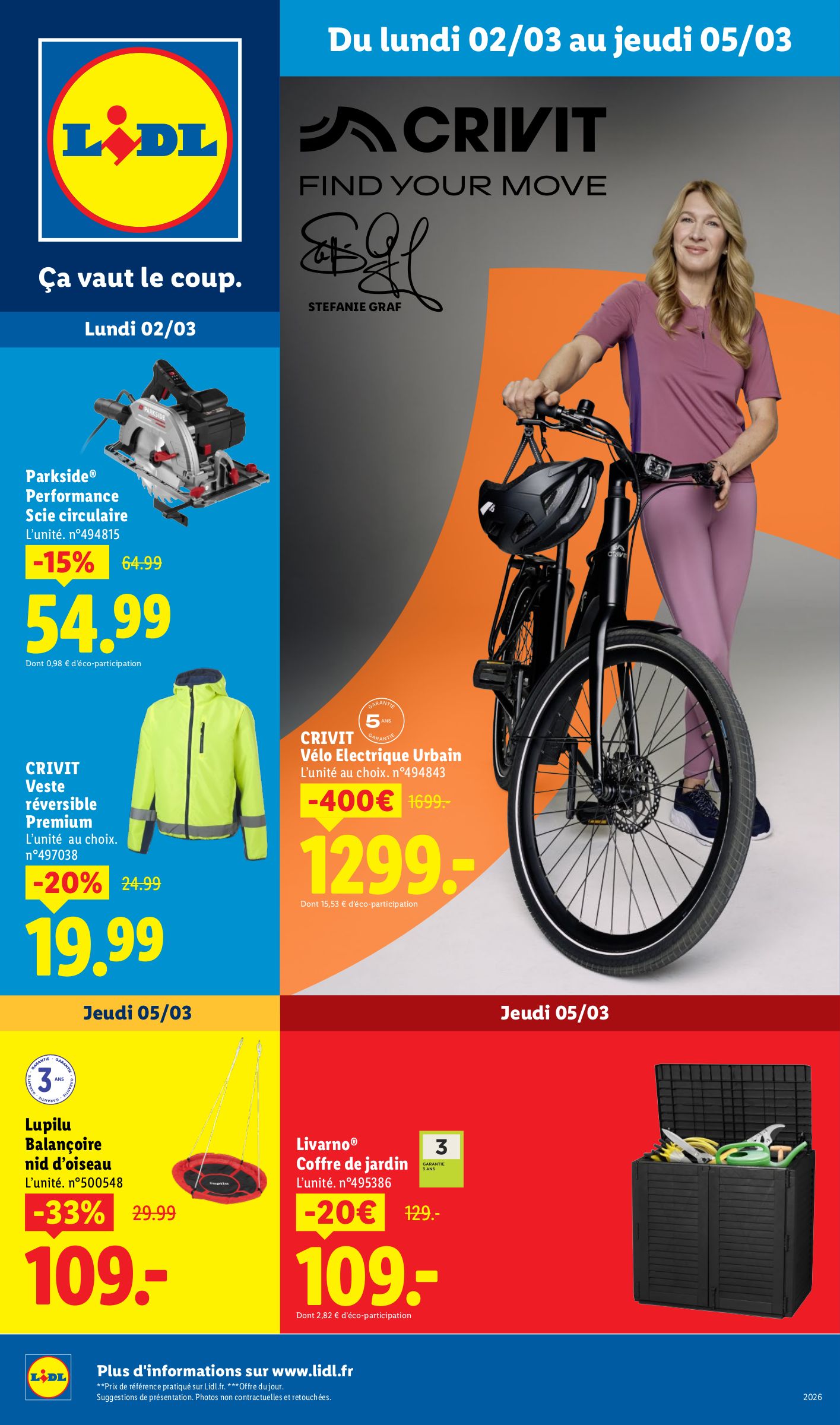 lidl - Catalogue Lidl - Les Exclus Web de la semaine valable du 02/03/2026 au 05/03/2026