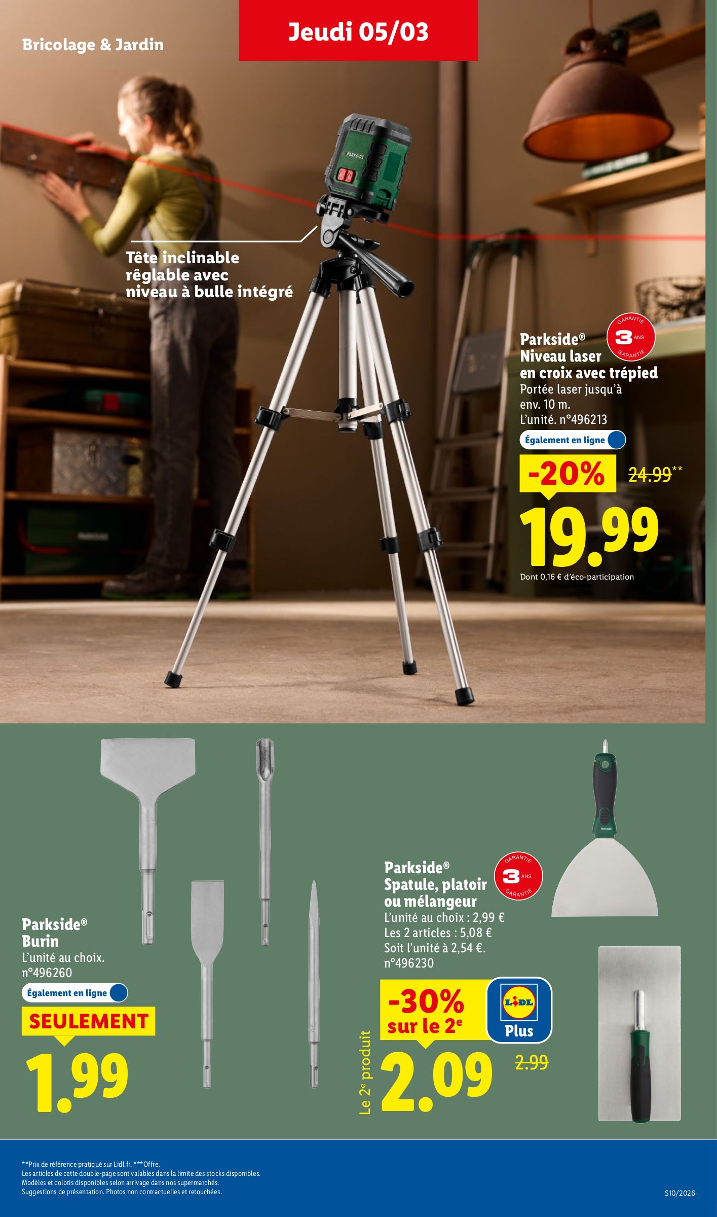 lidl - Catalogue Lidl - Les bonnes affaires de la semaine valable du 05/03/2026 au 09/03/2026 - page: 11