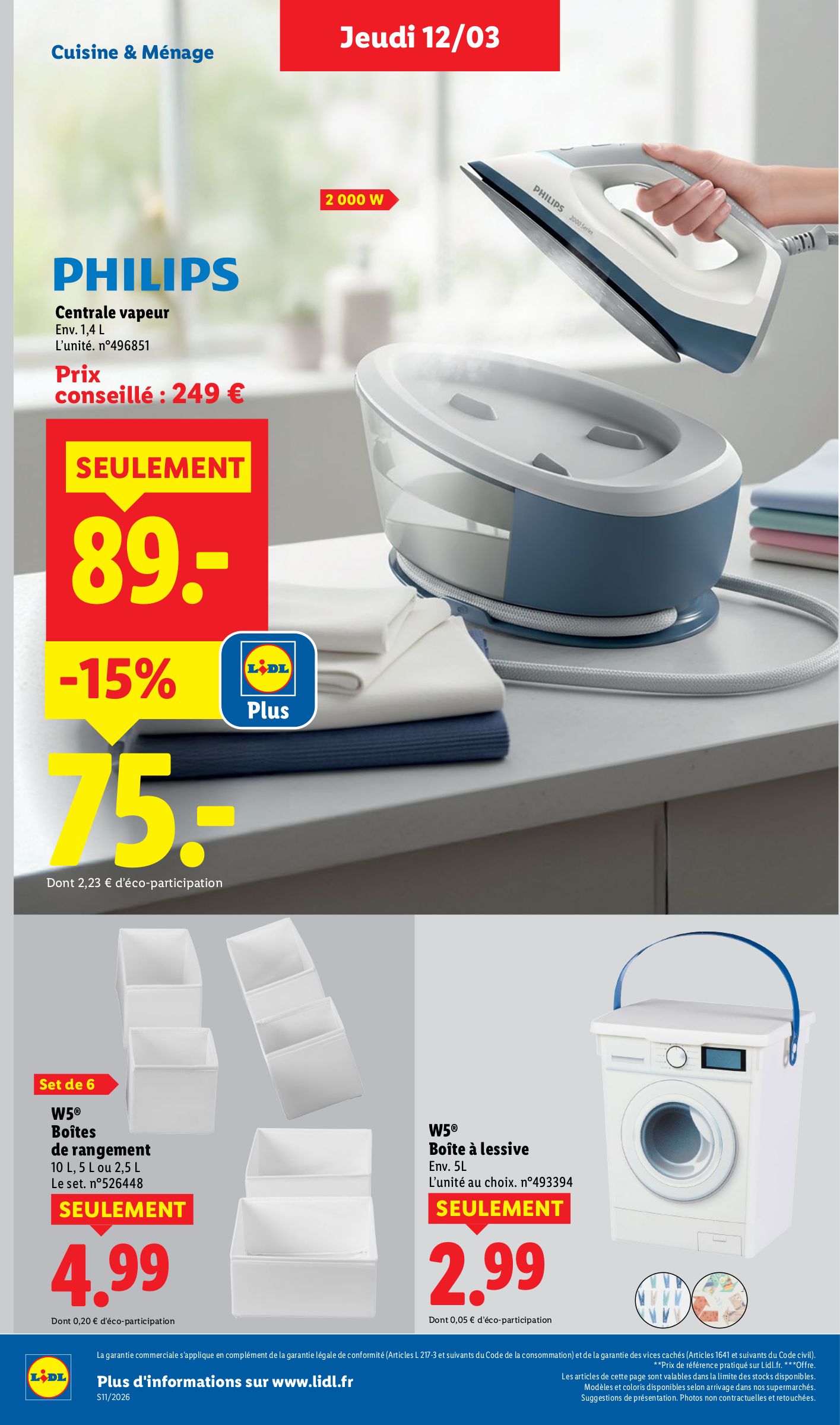 lidl - Catalogue Lidl - Les bonnes affaires de la semaine valable du 09/03/2026 au 12/03/2026 - page: 20