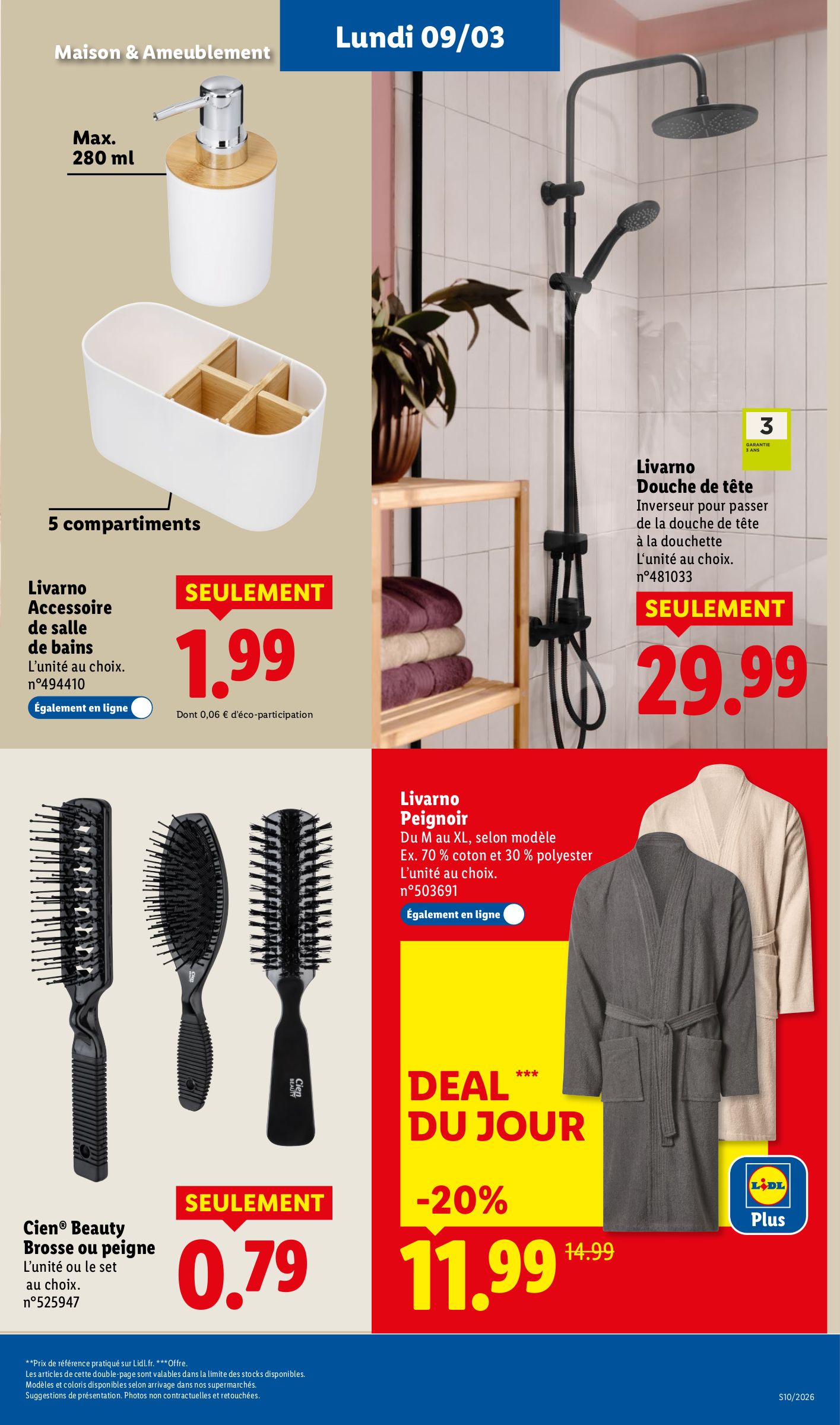 lidl - Catalogue Lidl - Les bonnes affaires de la semaine valable du 09/03/2026 au 12/03/2026 - page: 15