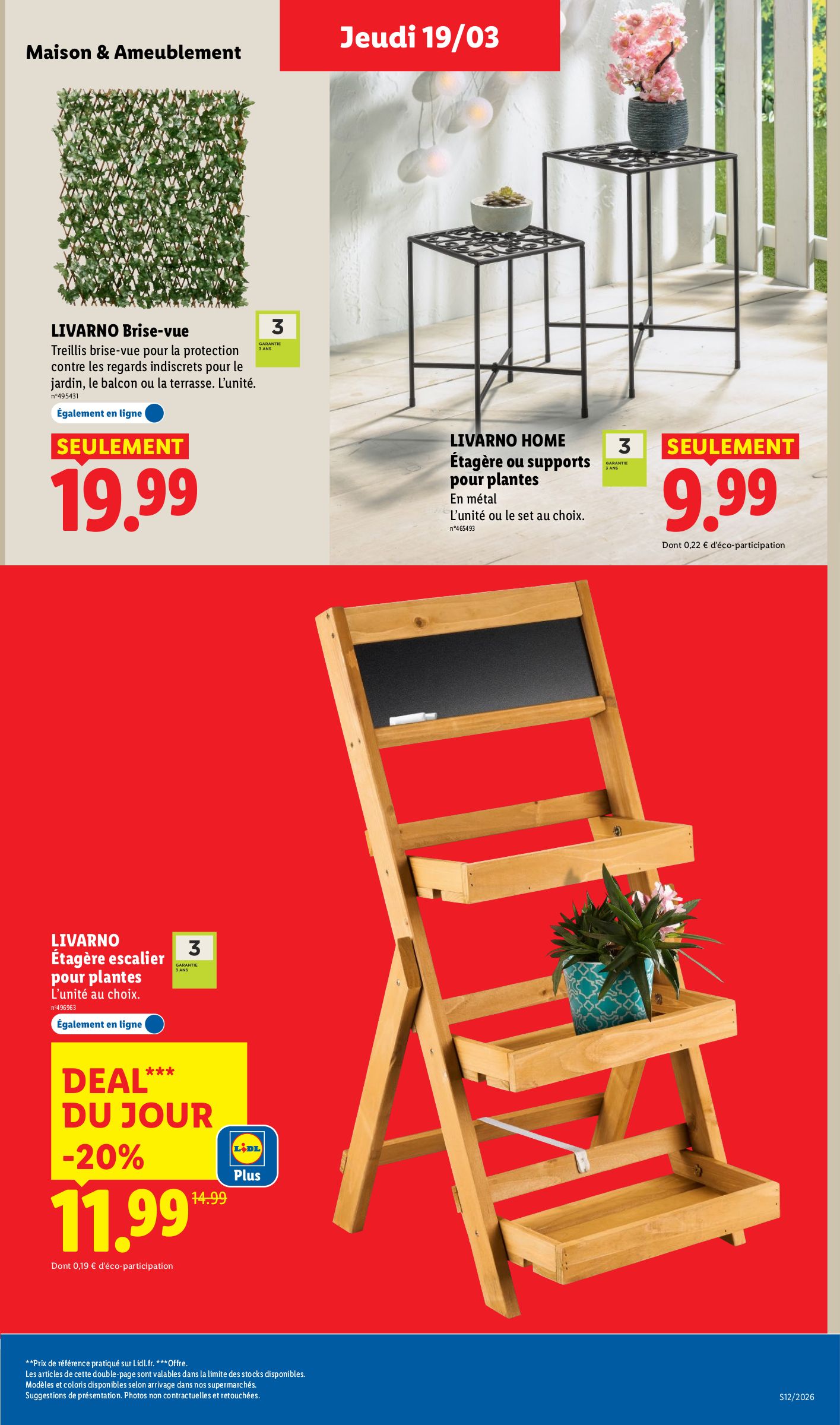lidl - Catalogue Lidl - Les bonnes affaires de la semaine valable du 16/03/2026 au 19/03/2026 - page: 25