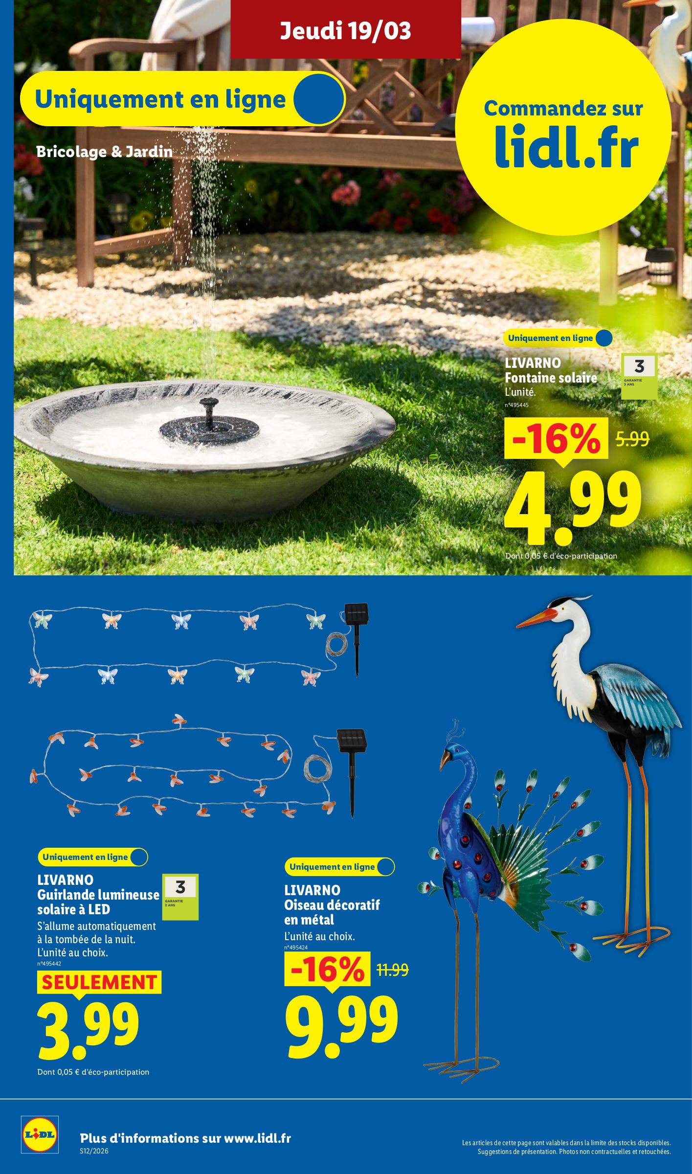 lidl - Catalogue Lidl - Les Exclus Web de la semaine valable du 16/03/2026 au 19/03/2026 - page: 12