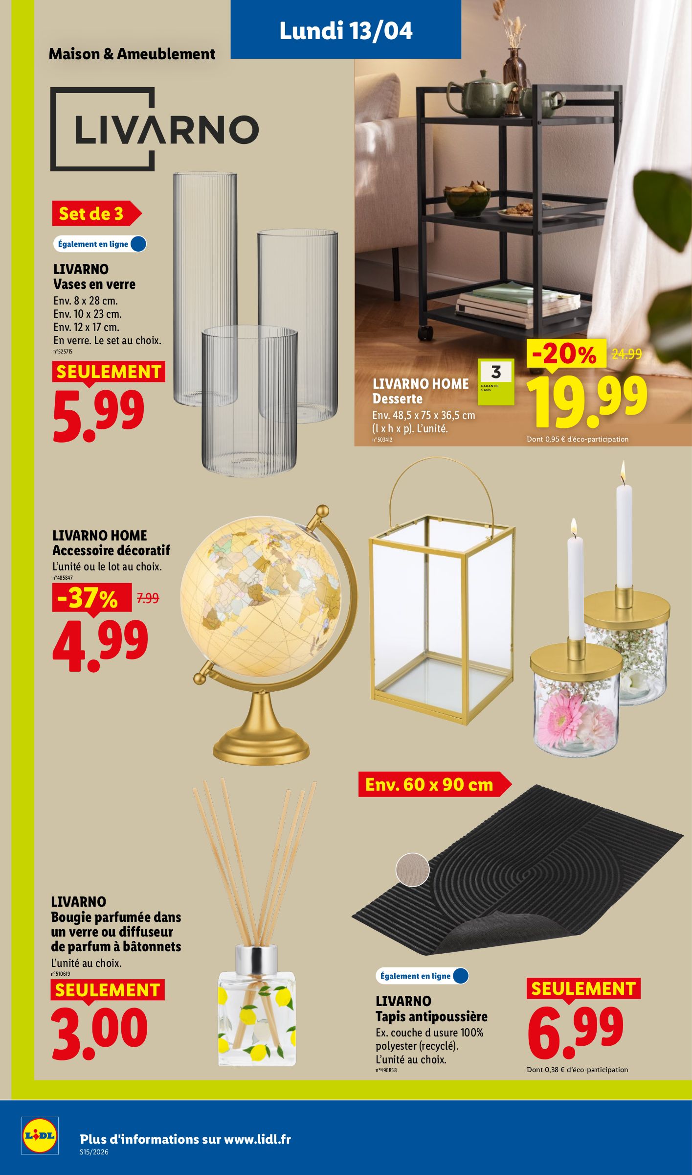 lidl - Catalogue Lidl valable du 09/04/2026 au 15/04/2026 - page: 62