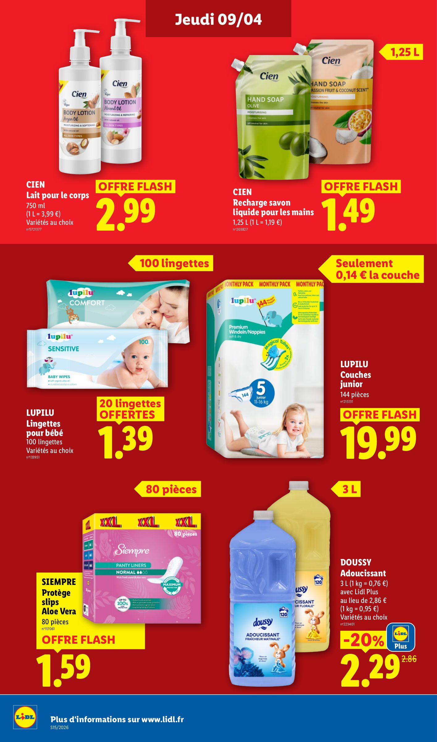 lidl - Catalogue Lidl valable du 09/04/2026 au 15/04/2026 - page: 20