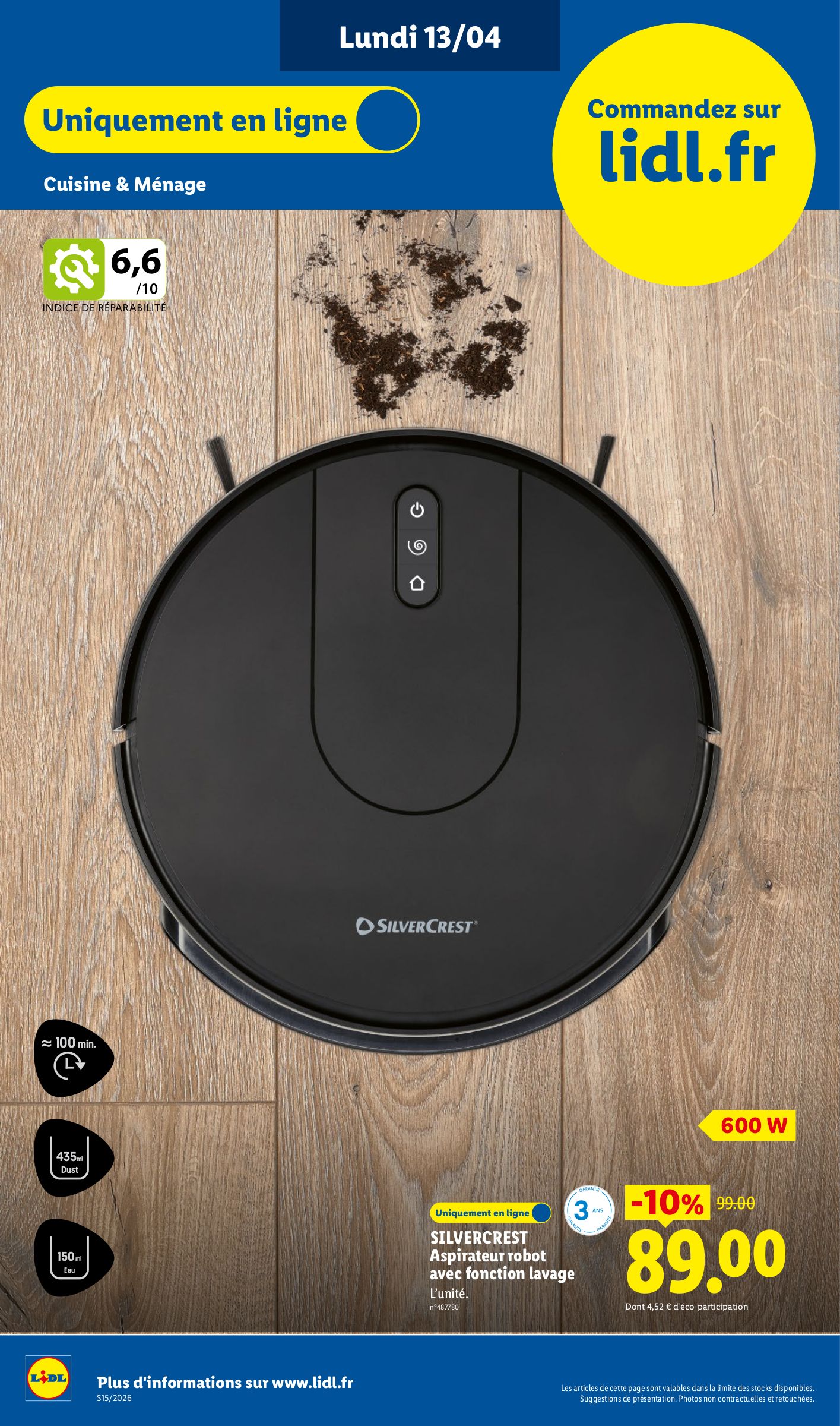 lidl - Catalogue Lidl valable du 09/04/2026 au 15/04/2026 - page: 66