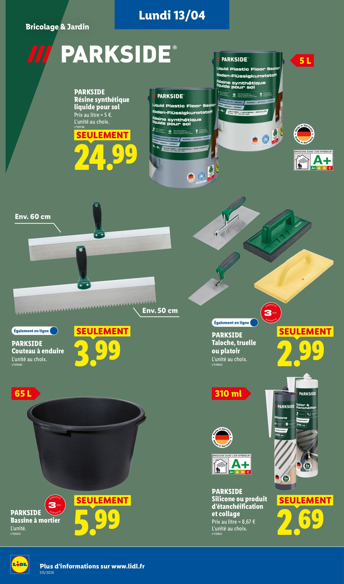 lidl - Catalogue Lidl valable du 09/04/2026 au 15/04/2026 - page: 60