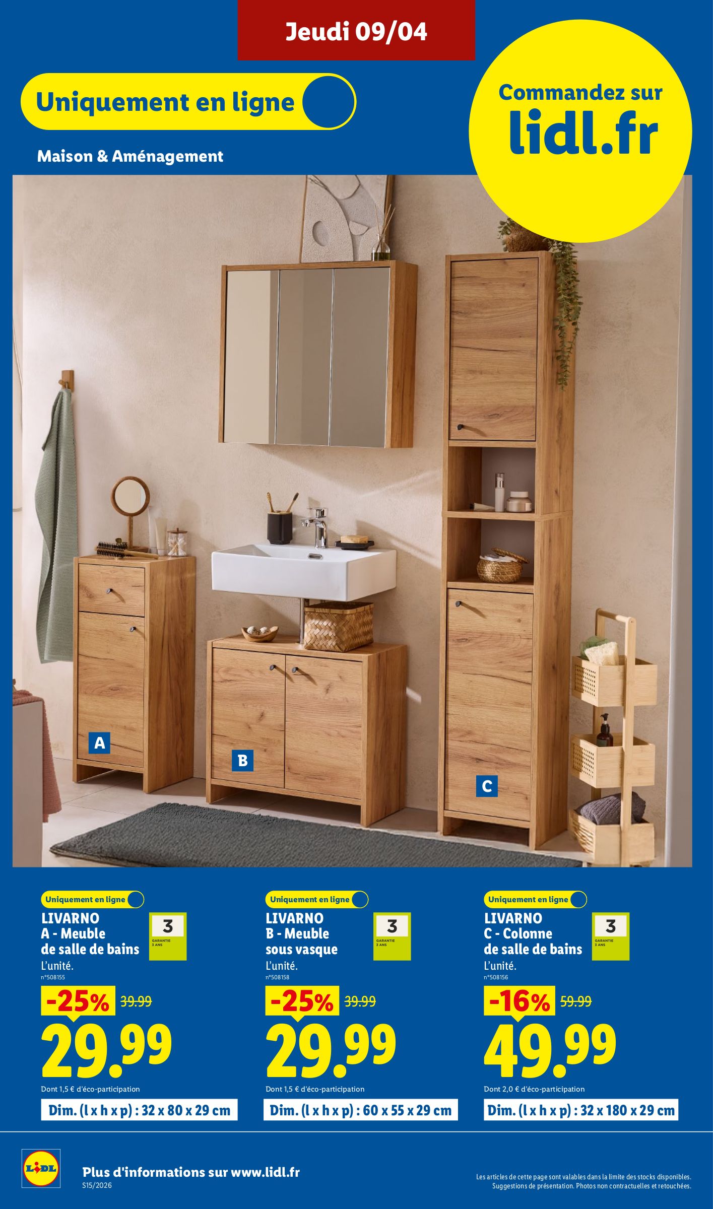 lidl - Catalogue Lidl valable du 09/04/2026 au 15/04/2026 - page: 50