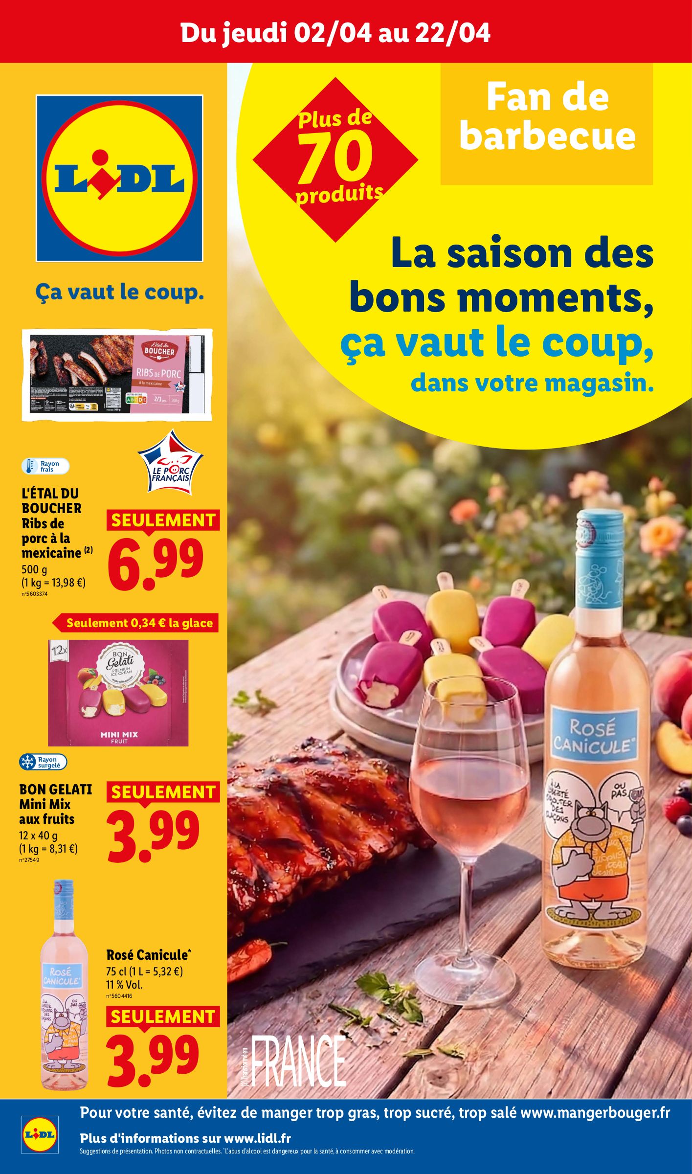 lidl - Catalogue Lidl - Fan de barbecue valable du 02/04/2026 au 22/04/2026