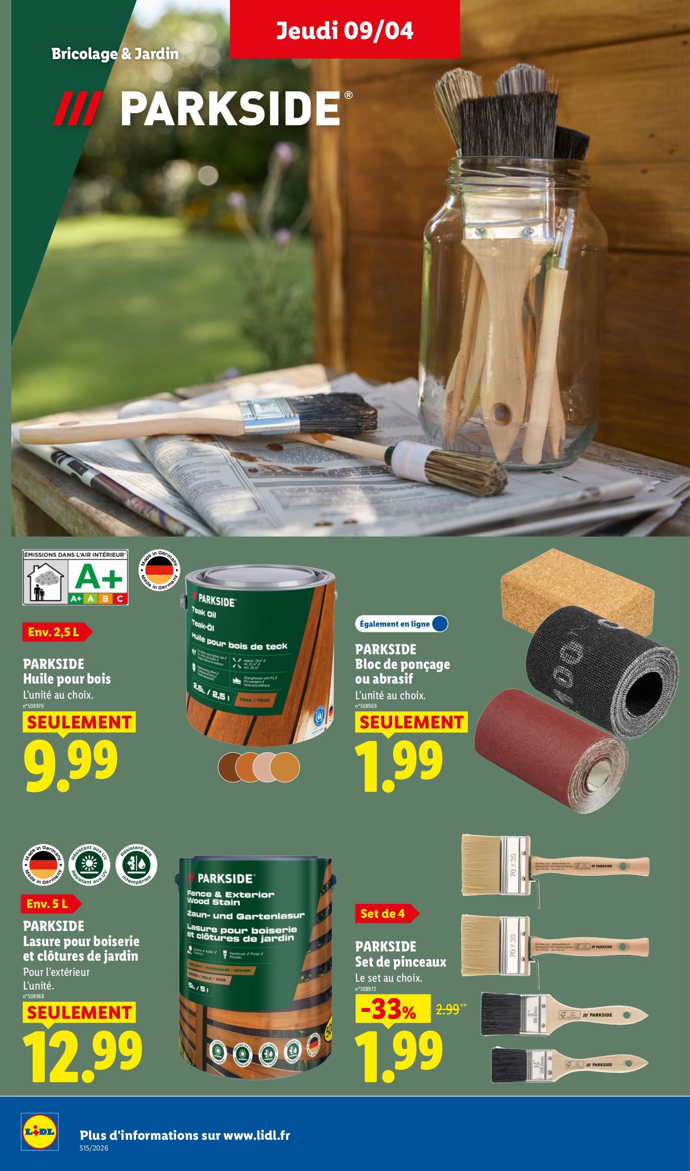 lidl - Catalogue Lidl - Les bonnes affaires de la semaine valable du 06/04/2026 au 09/04/2026 - page: 16