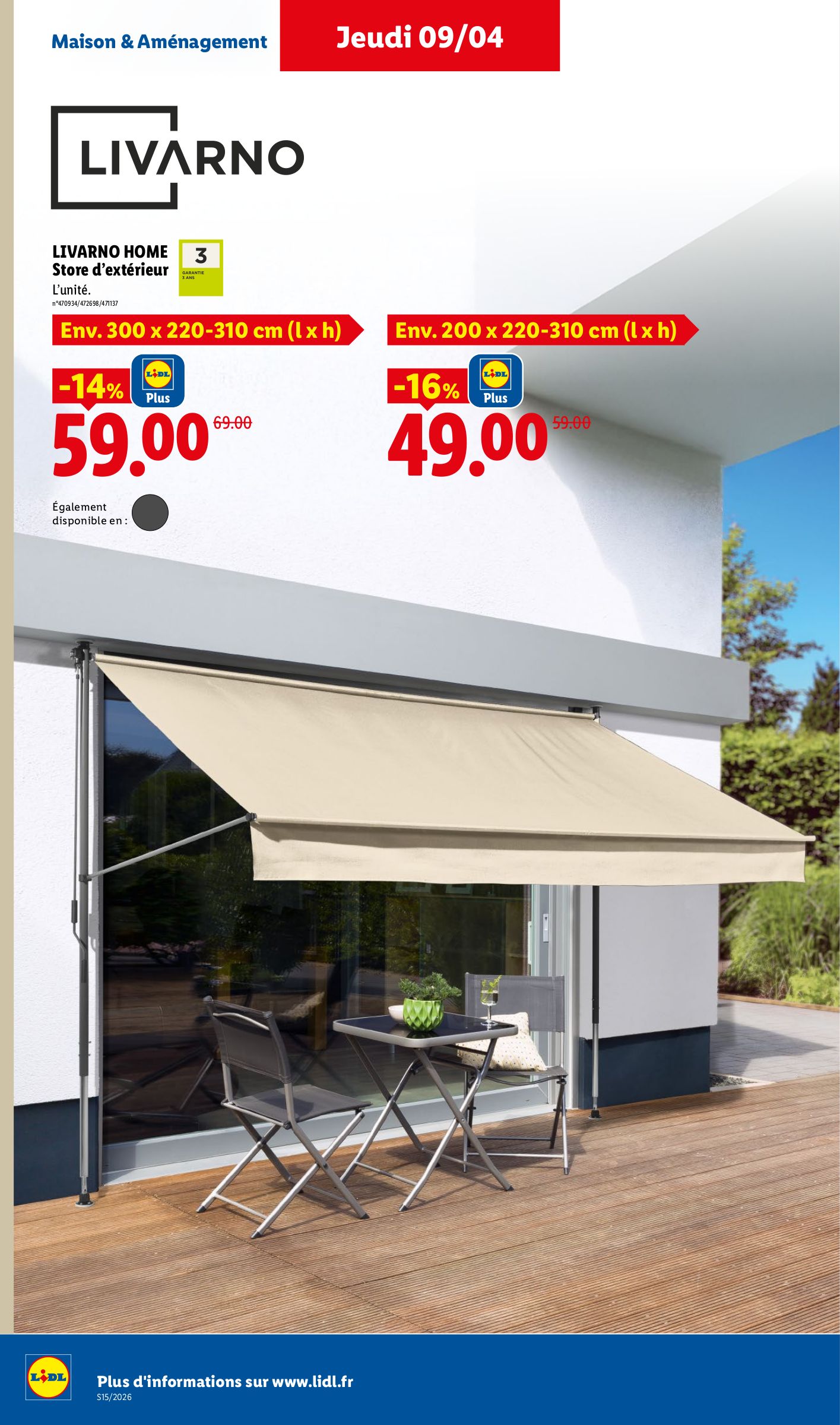 lidl - Catalogue Lidl - Les bonnes affaires de la semaine valable du 06/04/2026 au 09/04/2026 - page: 22
