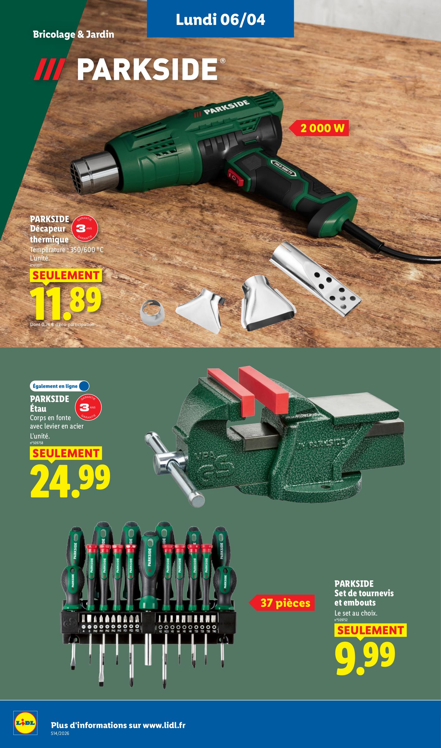lidl - Catalogue Lidl - Les bonnes affaires de la semaine valable du 06/04/2026 au 09/04/2026 - page: 6