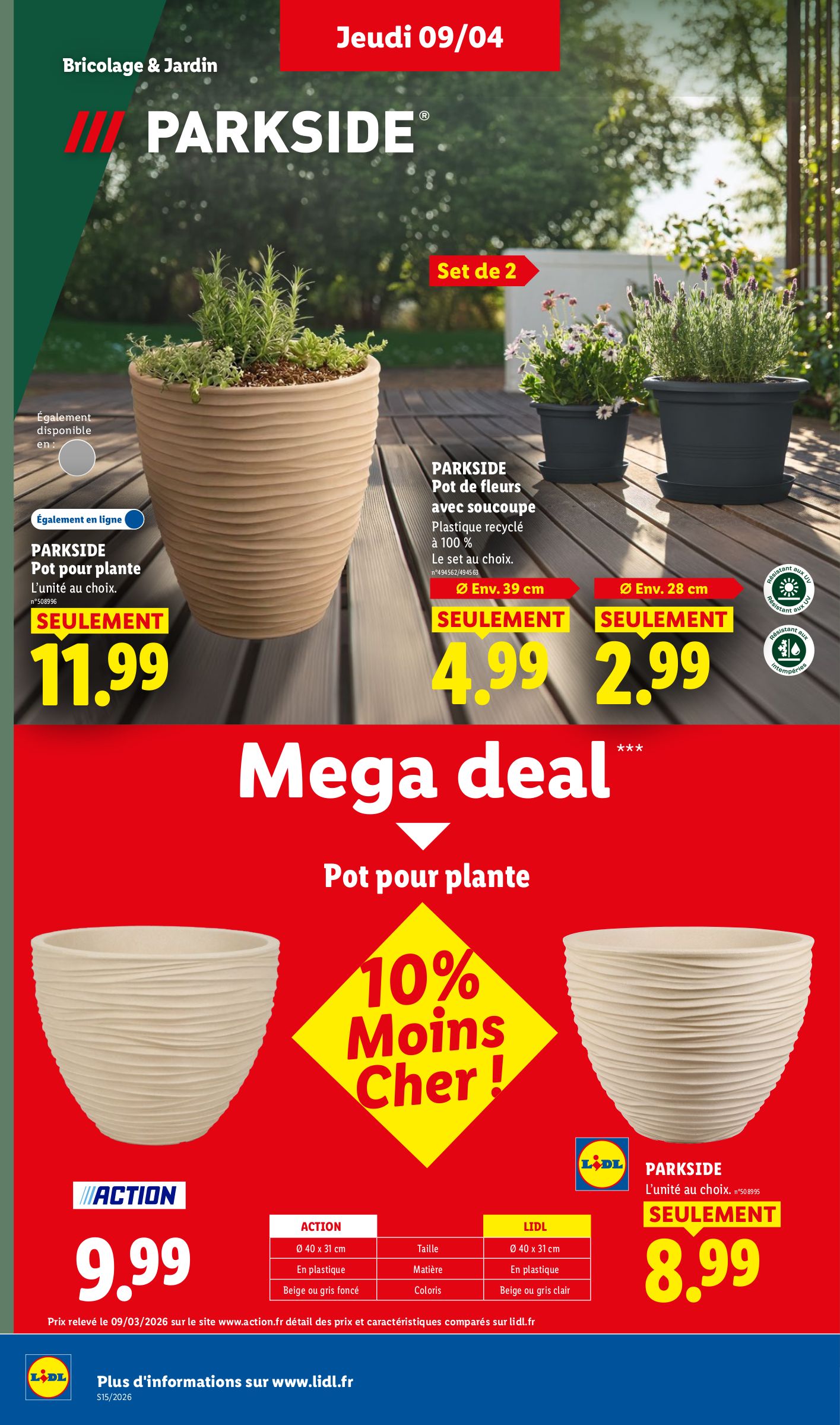lidl - Catalogue Lidl - Les bonnes affaires de la semaine valable du 06/04/2026 au 09/04/2026 - page: 14