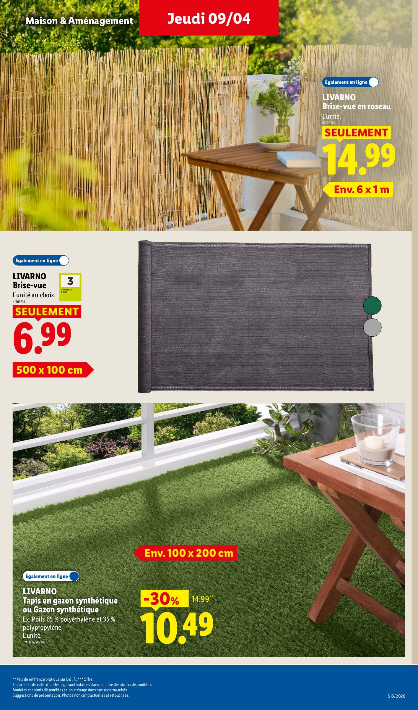 lidl - Catalogue Lidl - Les bonnes affaires de la semaine valable du 06/04/2026 au 09/04/2026 - page: 23