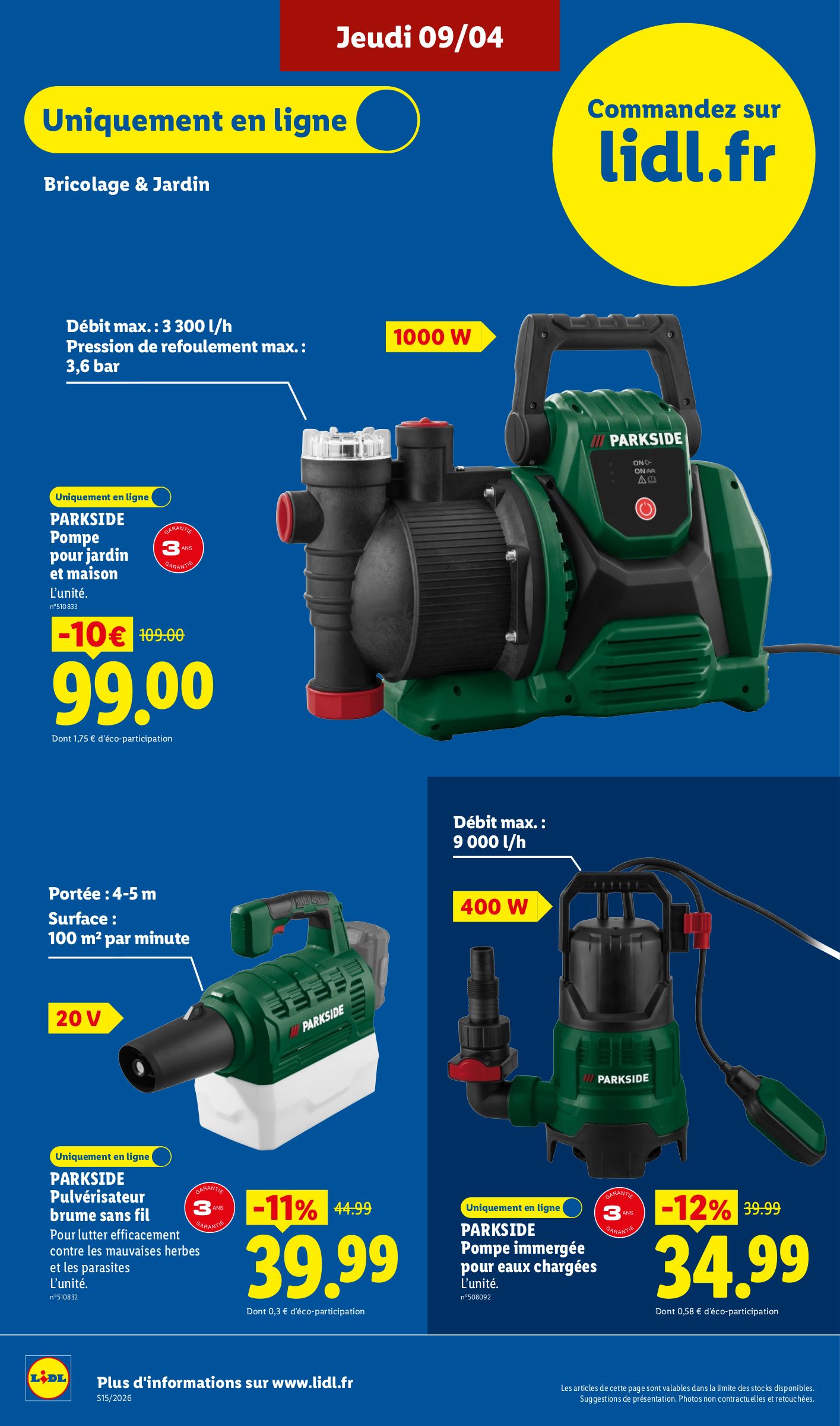 lidl - Catalogue Lidl - Exclu Web valable du 06/04/2026 au 09/04/2026 - page: 10
