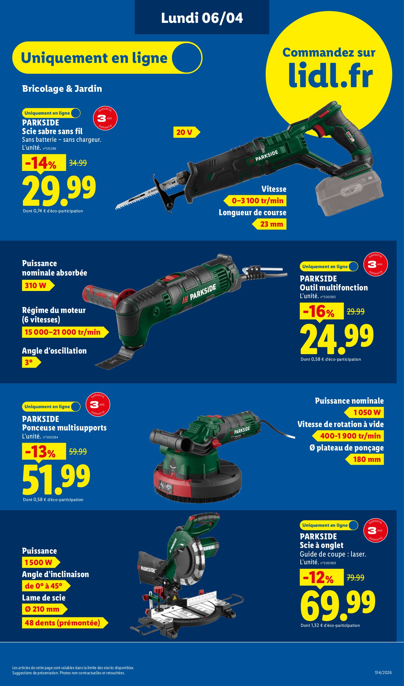 lidl - Catalogue Lidl - Exclu Web valable du 06/04/2026 au 09/04/2026 - page: 3