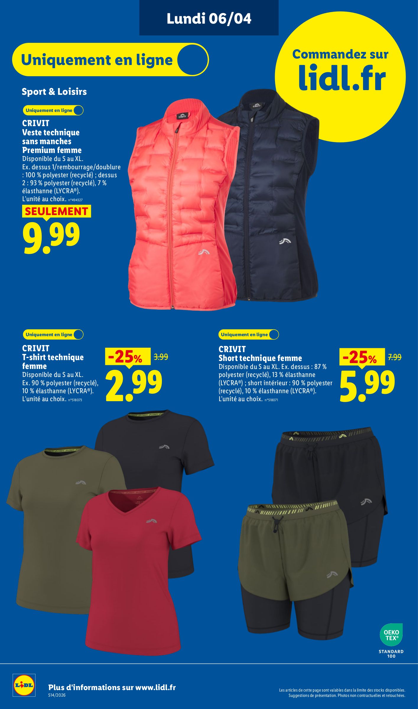 lidl - Catalogue Lidl - Exclu Web valable du 06/04/2026 au 09/04/2026 - page: 6