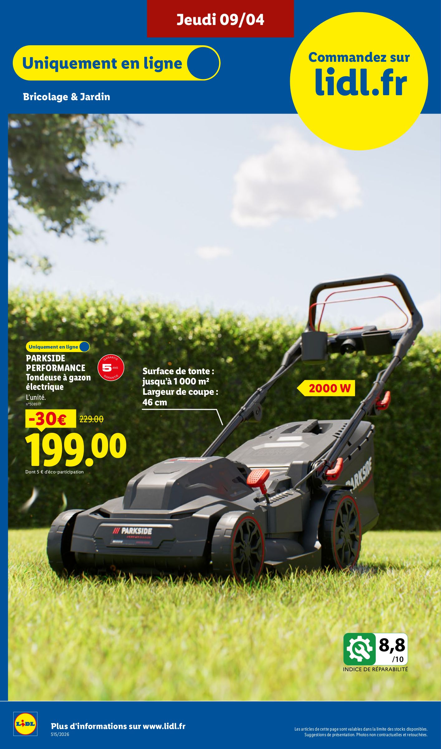 lidl - Catalogue Lidl - Exclu Web valable du 06/04/2026 au 09/04/2026 - page: 8