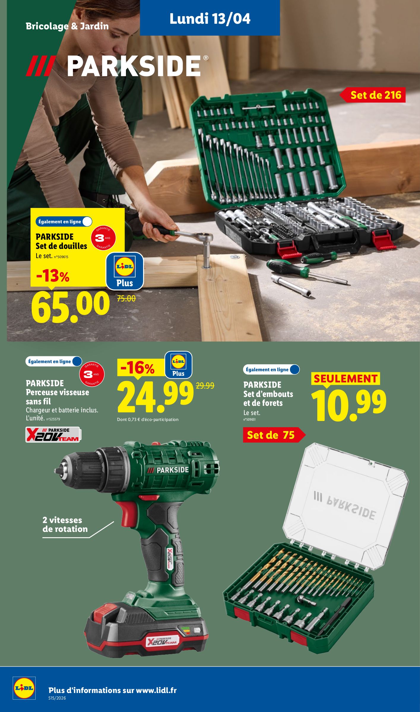 lidl - Prospectus Lidl - Les bonnes affaires de la semaine valide du de jeudi 09/04/2026 au du lundi 13/04/2026 - page: 20