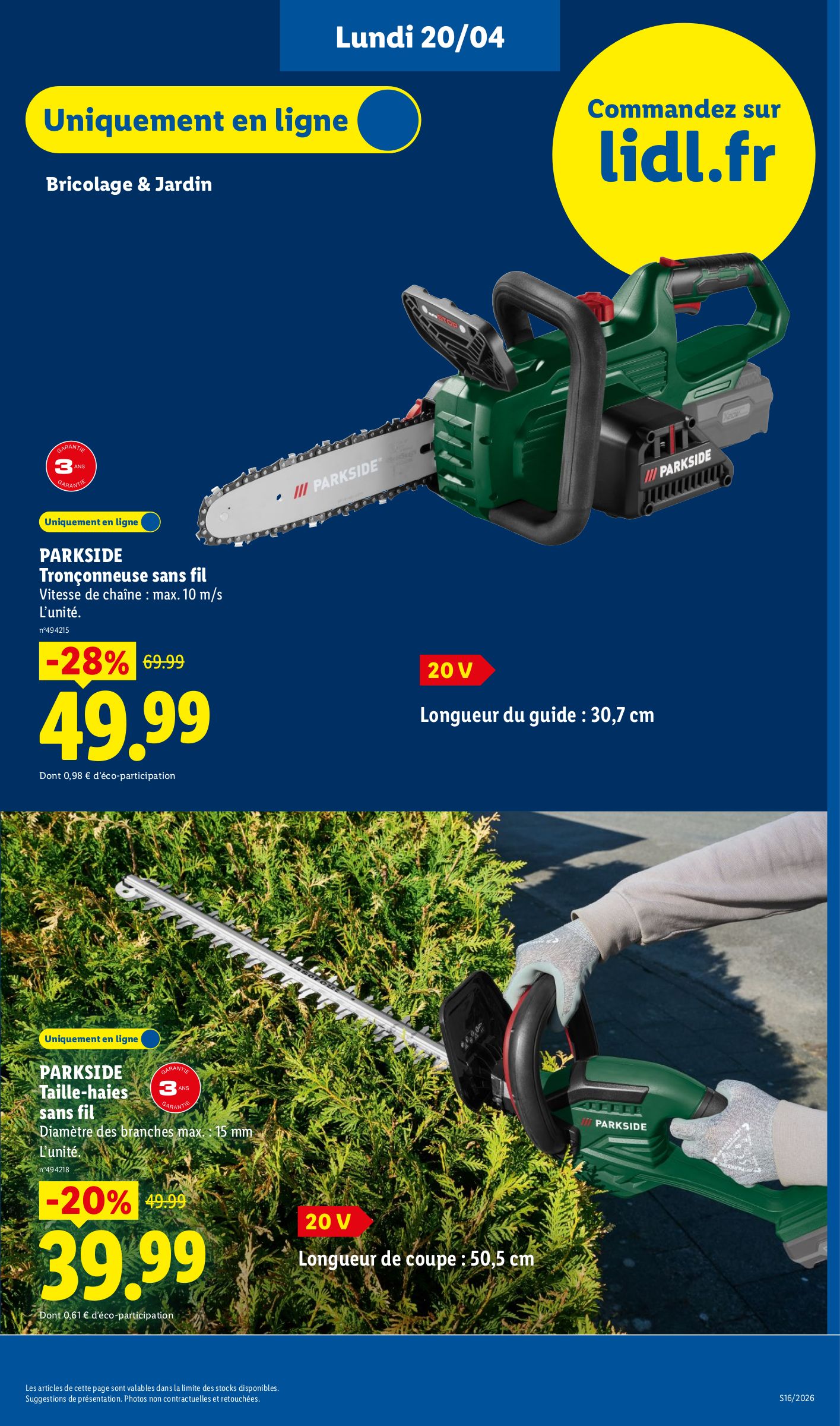 lidl - Flyer Lidl pour la semaine prochaine du de jeudi 16/04/2026 au du mercredi 22/04/2026 - page: 63