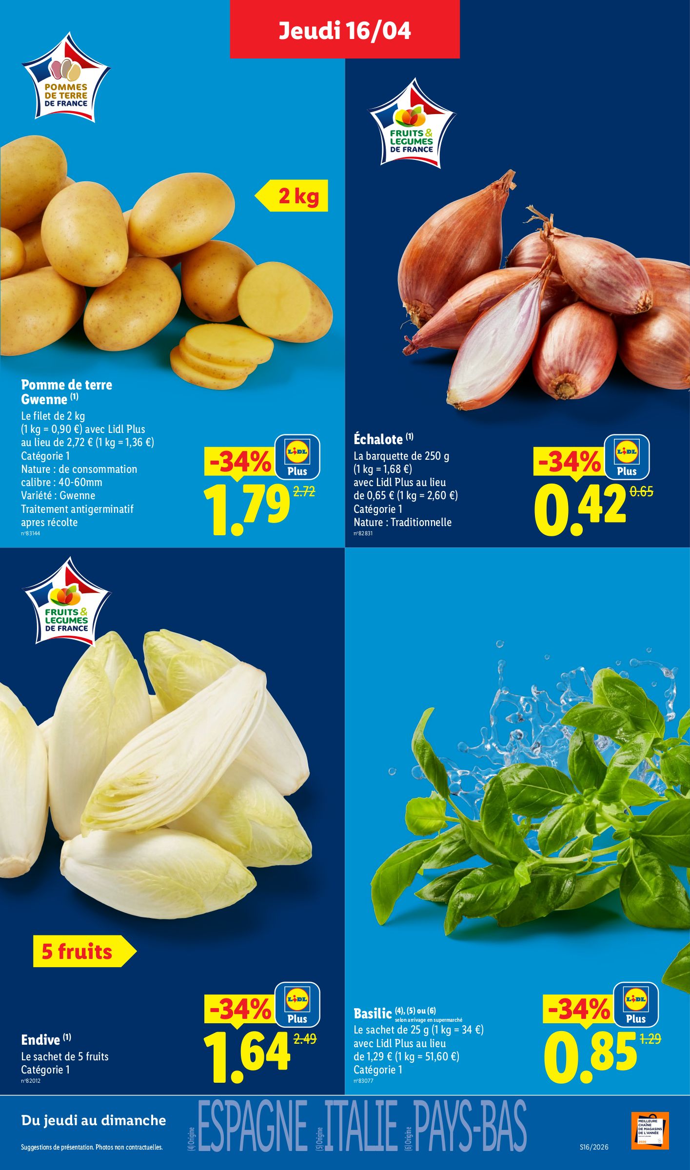 lidl - Flyer Lidl pour la semaine prochaine du de jeudi 16/04/2026 au du mercredi 22/04/2026 - page: 3