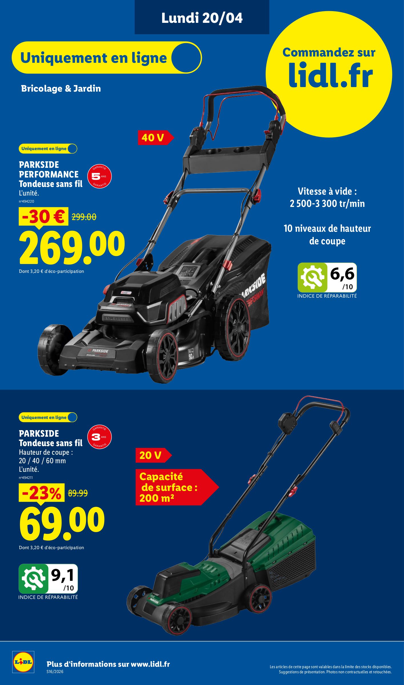 lidl - Flyer Lidl pour la semaine prochaine du de jeudi 16/04/2026 au du mercredi 22/04/2026 - page: 62