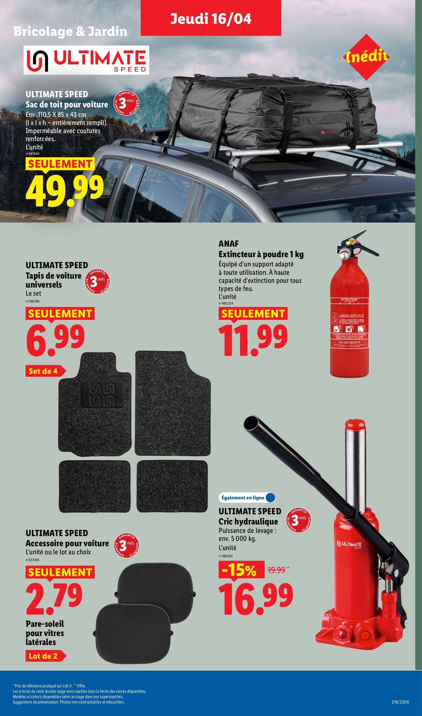 lidl - Flyer Lidl pour la semaine prochaine du de jeudi 16/04/2026 au du mercredi 22/04/2026 - page: 33