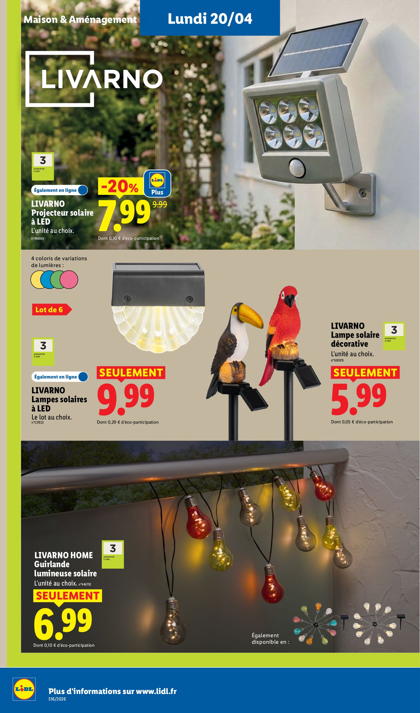 lidl - Flyer Lidl pour la semaine prochaine du de jeudi 16/04/2026 au du mercredi 22/04/2026 - page: 54