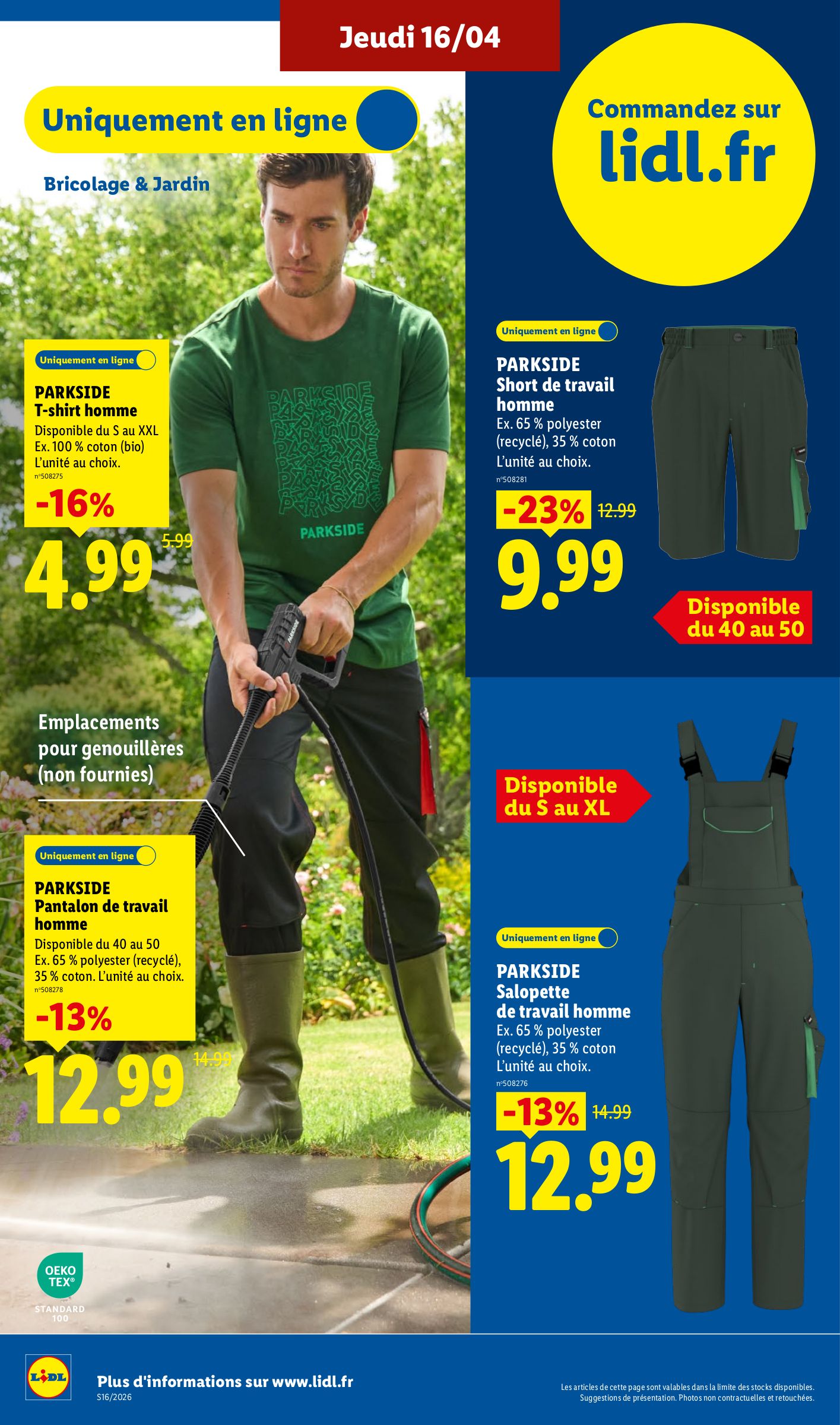 lidl - Flyer Lidl pour la semaine prochaine du de jeudi 16/04/2026 au du mercredi 22/04/2026 - page: 44