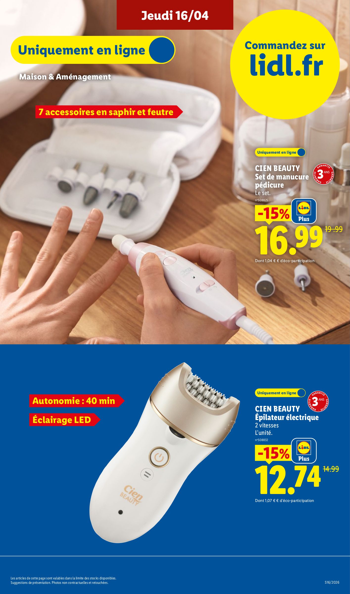 lidl - Flyer Lidl pour la semaine prochaine du de jeudi 16/04/2026 au du mercredi 22/04/2026 - page: 43