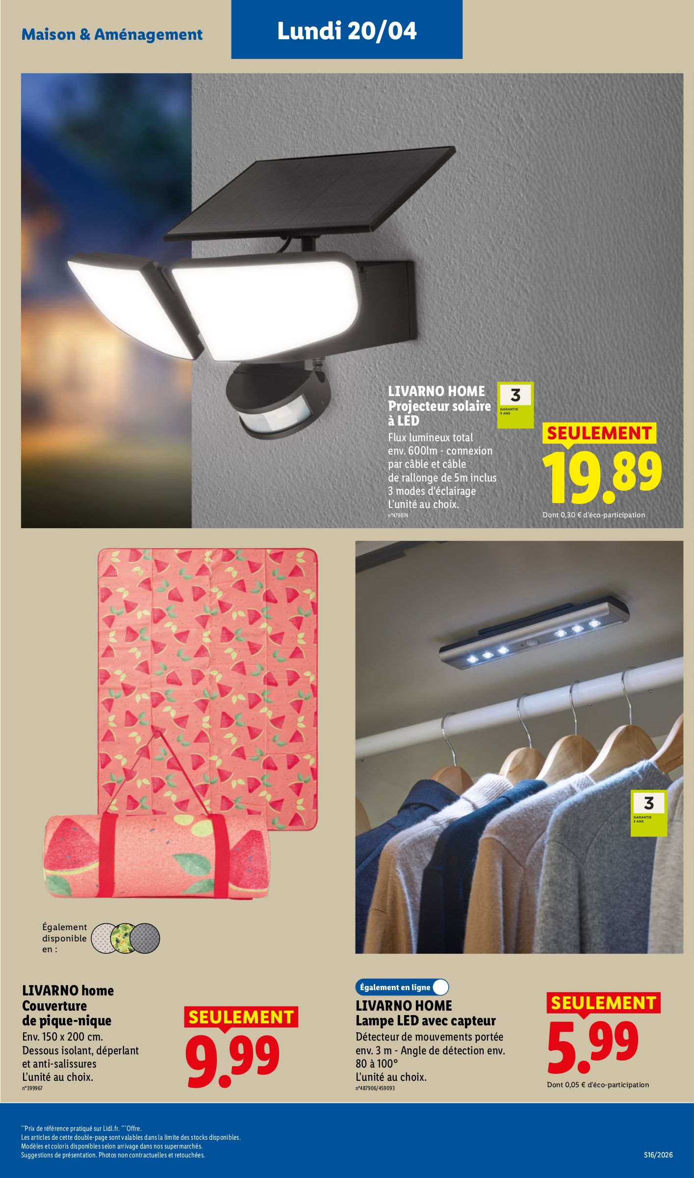 lidl - Flyer Lidl pour la semaine prochaine du de jeudi 16/04/2026 au du mercredi 22/04/2026 - page: 53