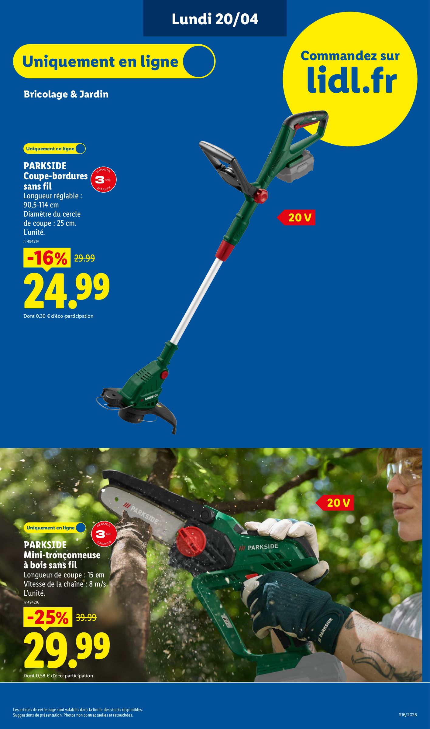 lidl - Flyer Lidl pour la semaine prochaine du de jeudi 16/04/2026 au du mercredi 22/04/2026 - page: 61