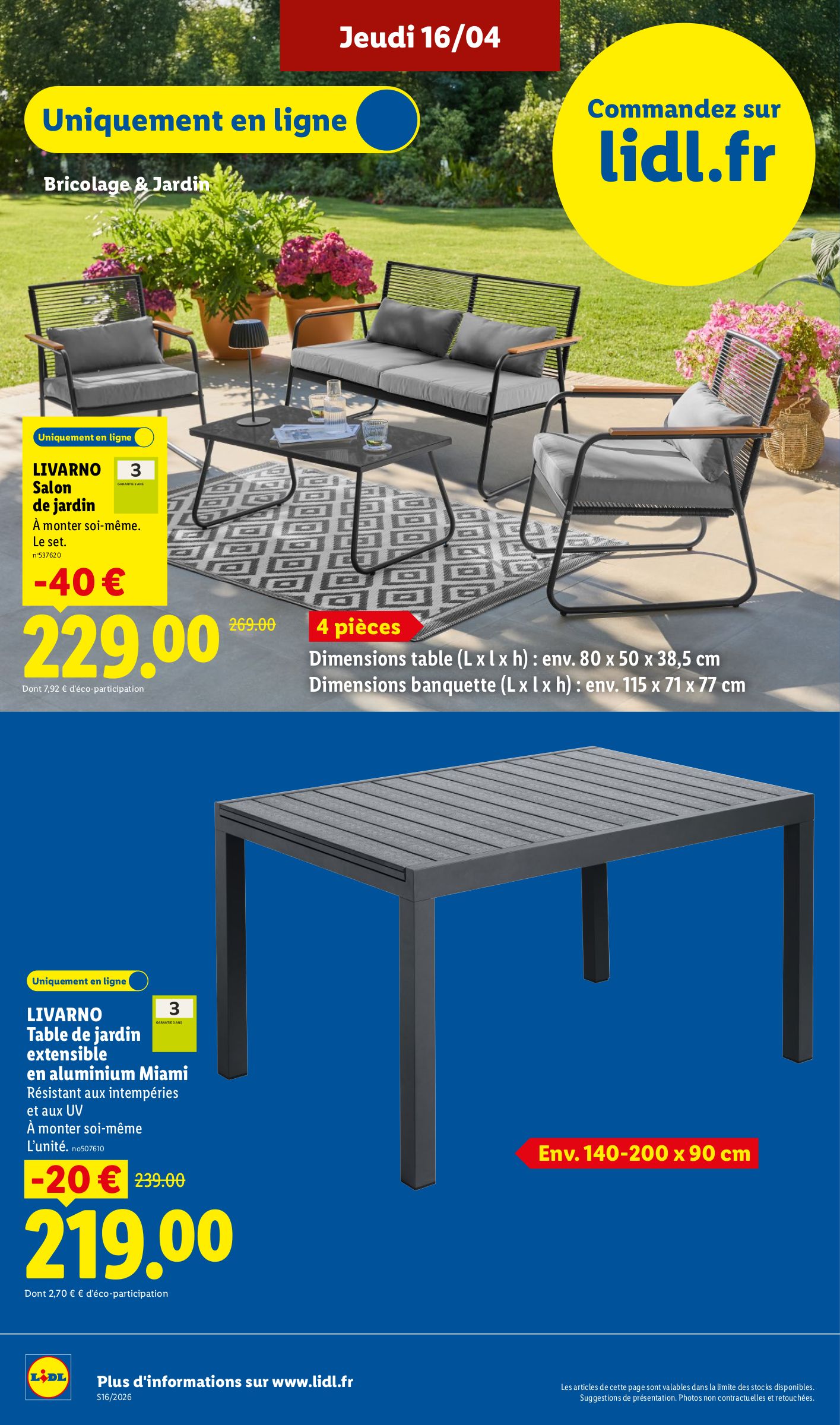 lidl - Flyer Lidl pour la semaine prochaine du de jeudi 16/04/2026 au du mercredi 22/04/2026 - page: 38