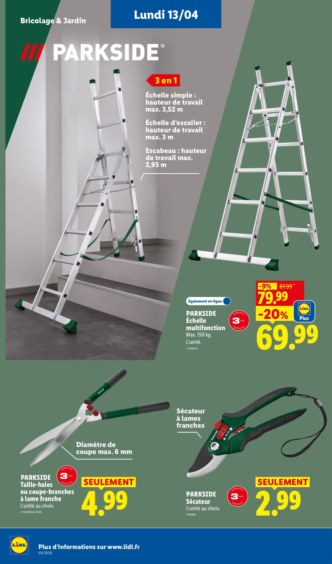 lidl - Flyer Lidl - Les bonnes affaires de la semaine pour la semaine prochaine du du lundi 13/04/2026 au de jeudi 16/04/2026 - page: 4
