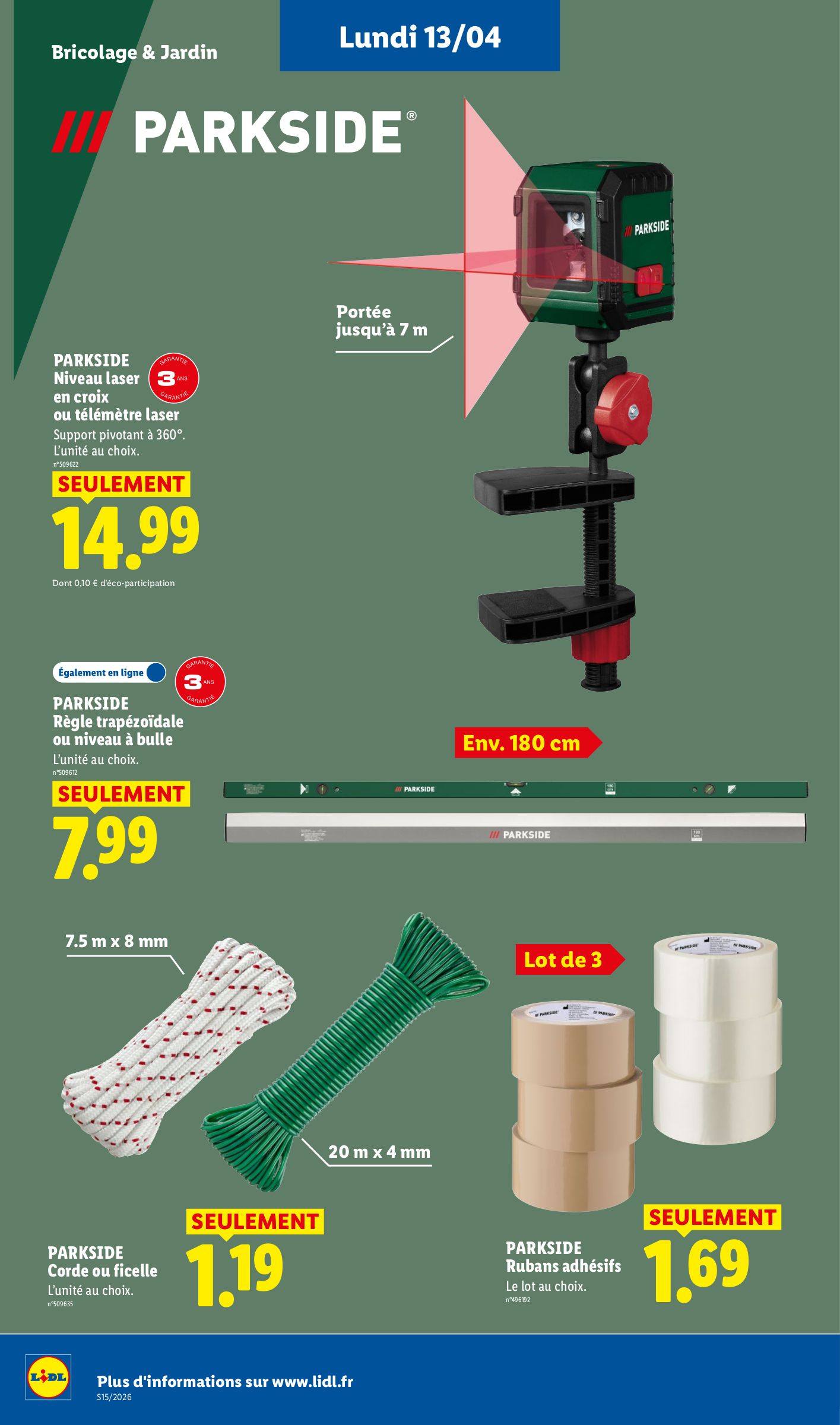lidl - Flyer Lidl - Les bonnes affaires de la semaine pour la semaine prochaine du du lundi 13/04/2026 au de jeudi 16/04/2026 - page: 8