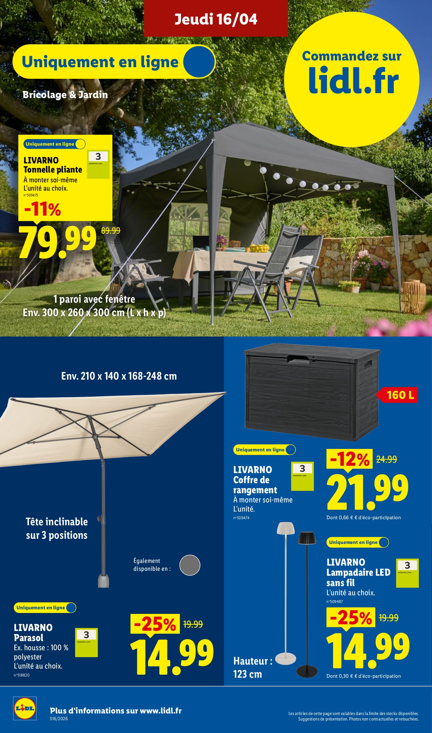 lidl - Current Lidl - Exclus Web leaflet valid from du lundi 13/04/2026 to de jeudi 16/04/2026 - page: 14