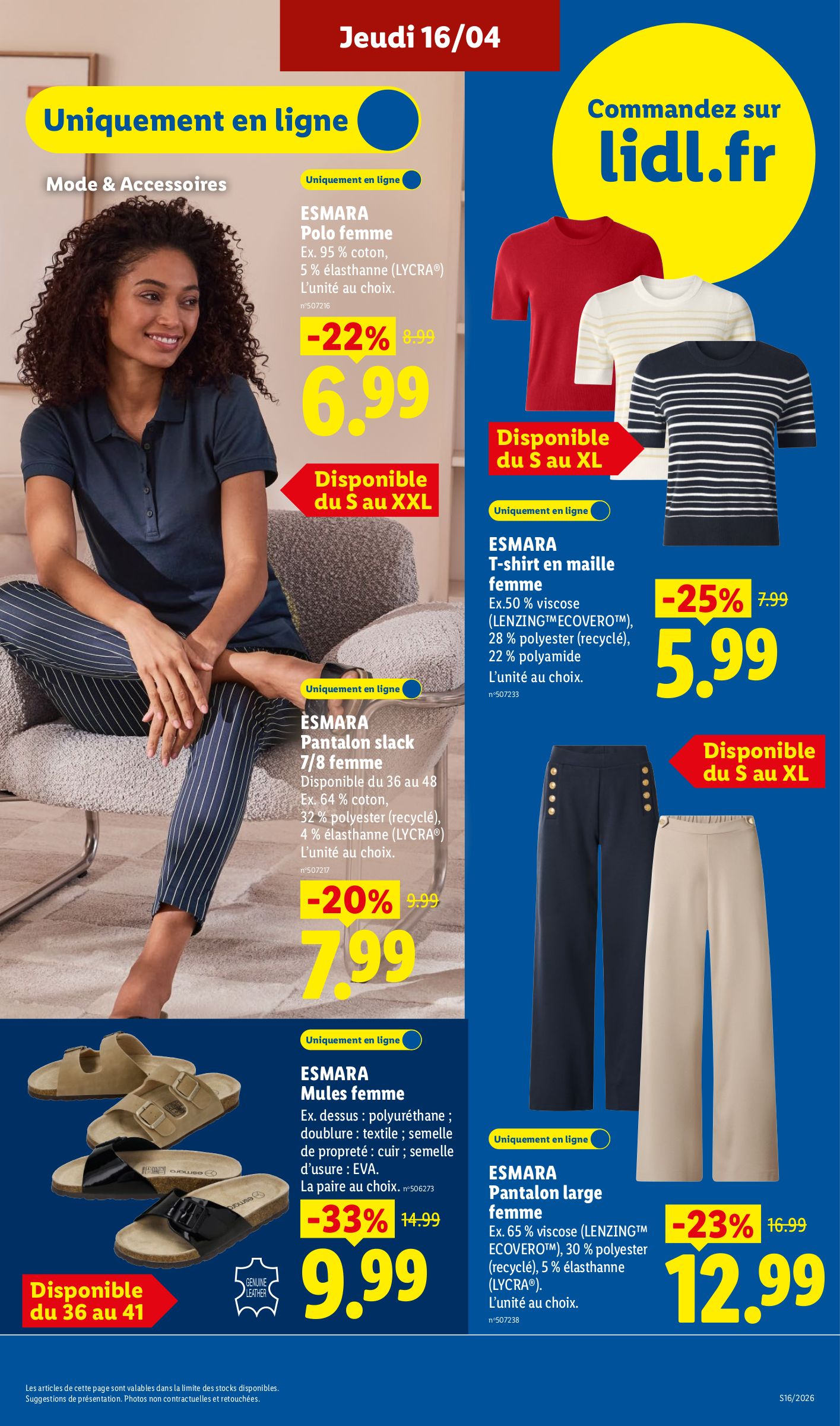 lidl - Current Lidl - Exclus Web leaflet valid from du lundi 13/04/2026 to de jeudi 16/04/2026 - page: 19