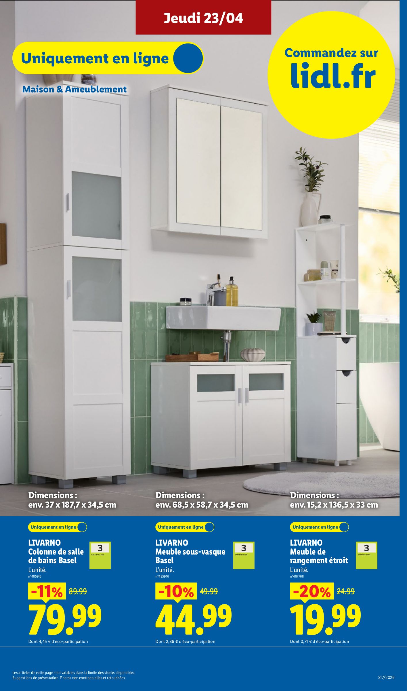 lidl - Flyer Lidl pour la semaine prochaine du de jeudi 23/04/2026 au du mercredi 29/04/2026 - page: 43