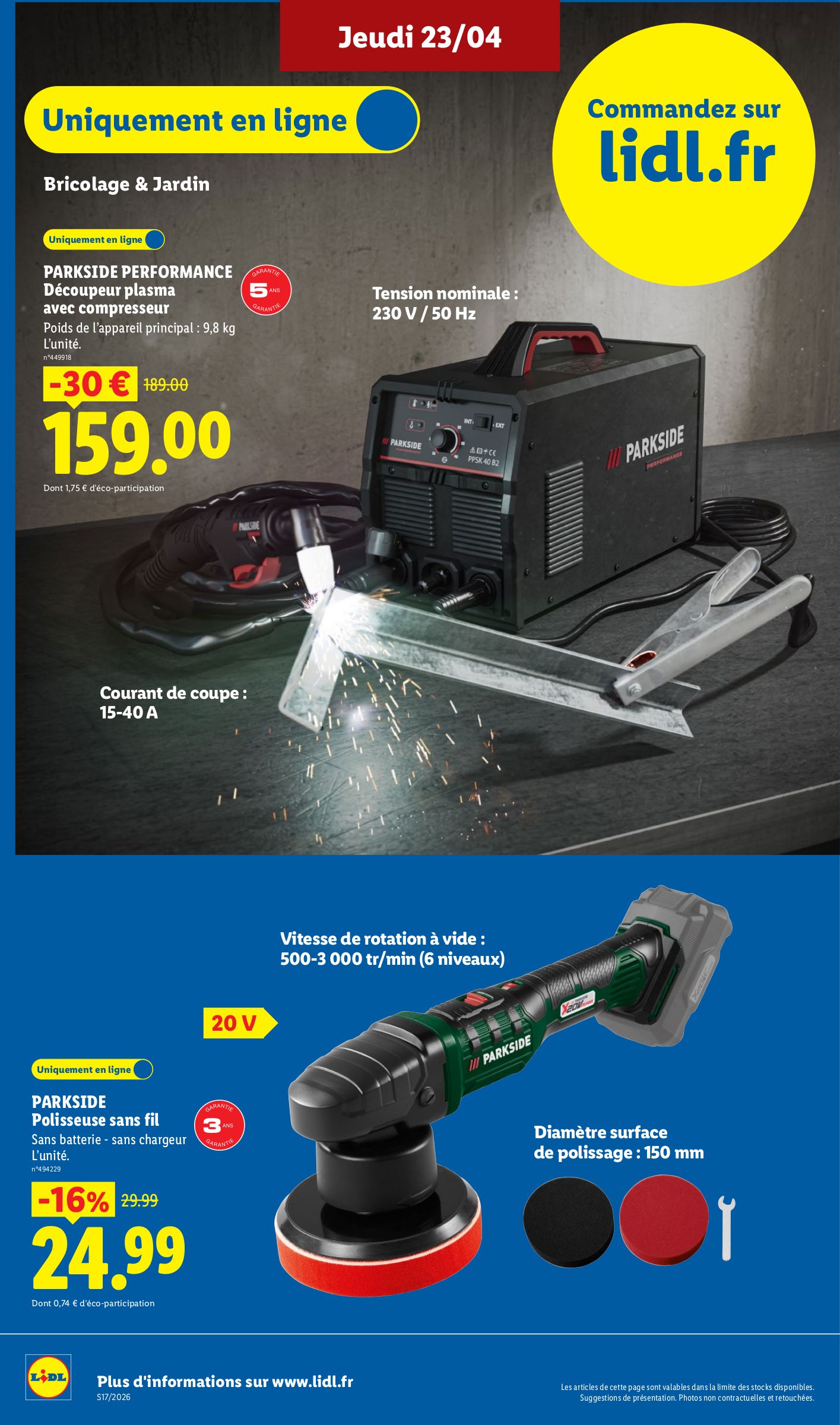 lidl - Current Lidl - Exclu Web leaflet valid from du lundi 20/04/2026 to de jeudi 23/04/2026 - page: 12