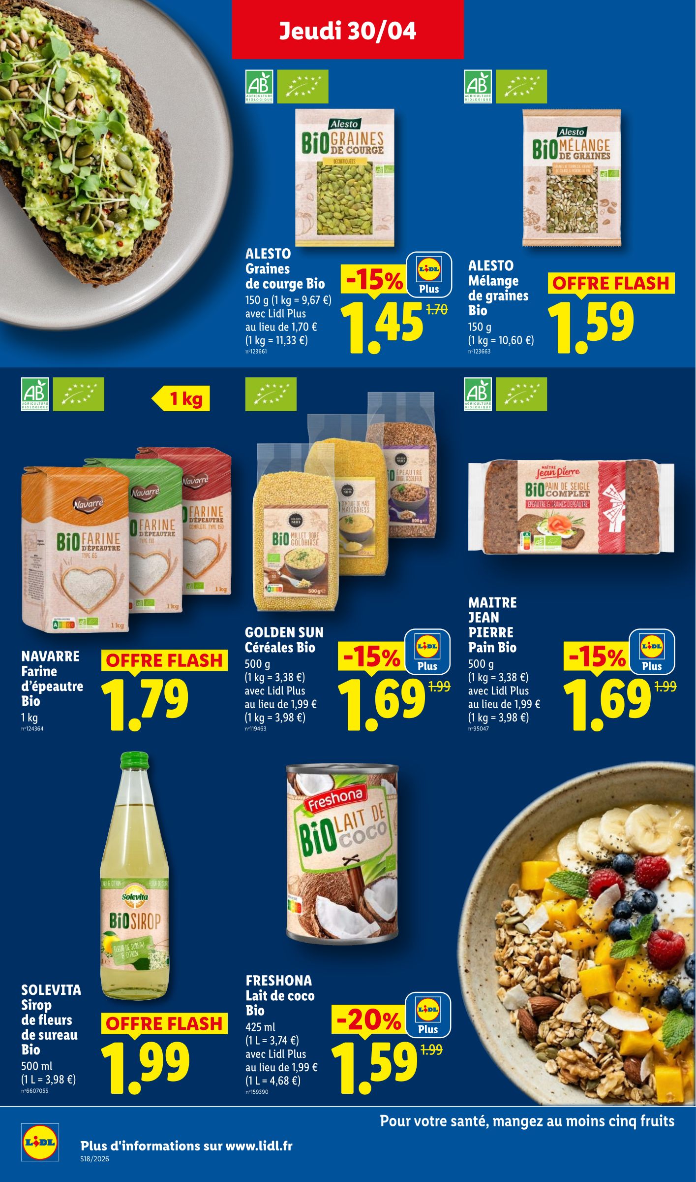lidl - Flyer Lidl pour la semaine prochaine du de jeudi 30/04/2026 au du mercredi 06/05/2026 - page: 22