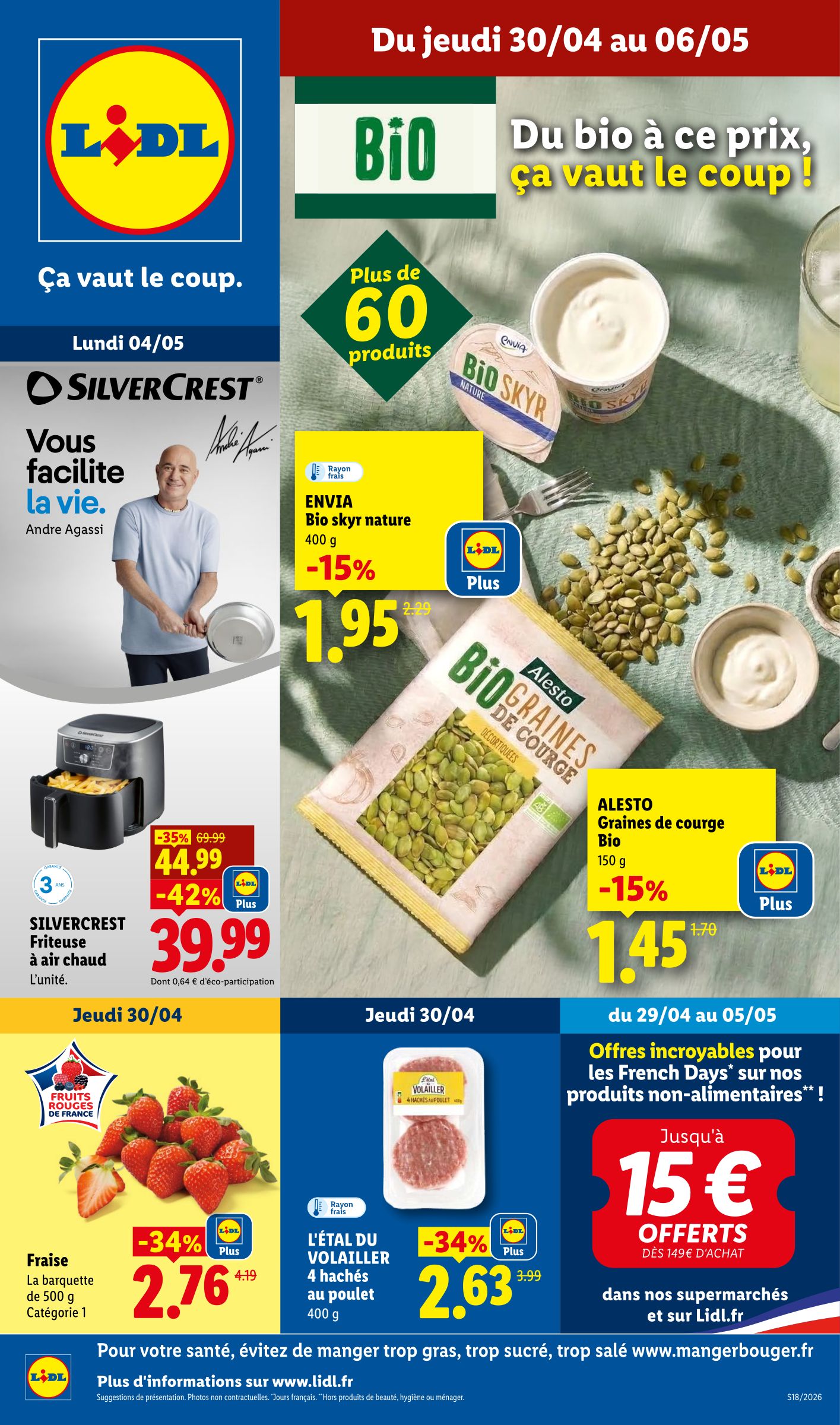 lidl - Flyer Lidl pour la semaine prochaine du de jeudi 30/04/2026 au du mercredi 06/05/2026 - page: 1